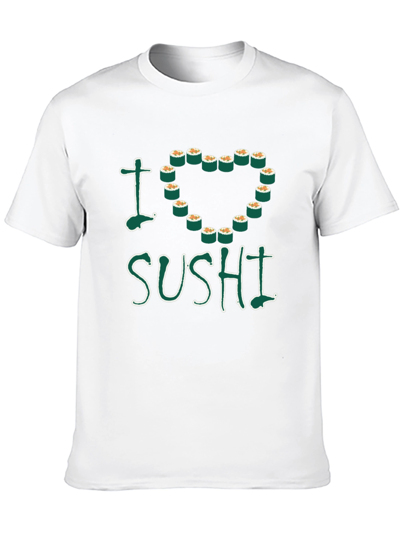 I Heart Sushi T-Shirt - Unisex Crew Neck