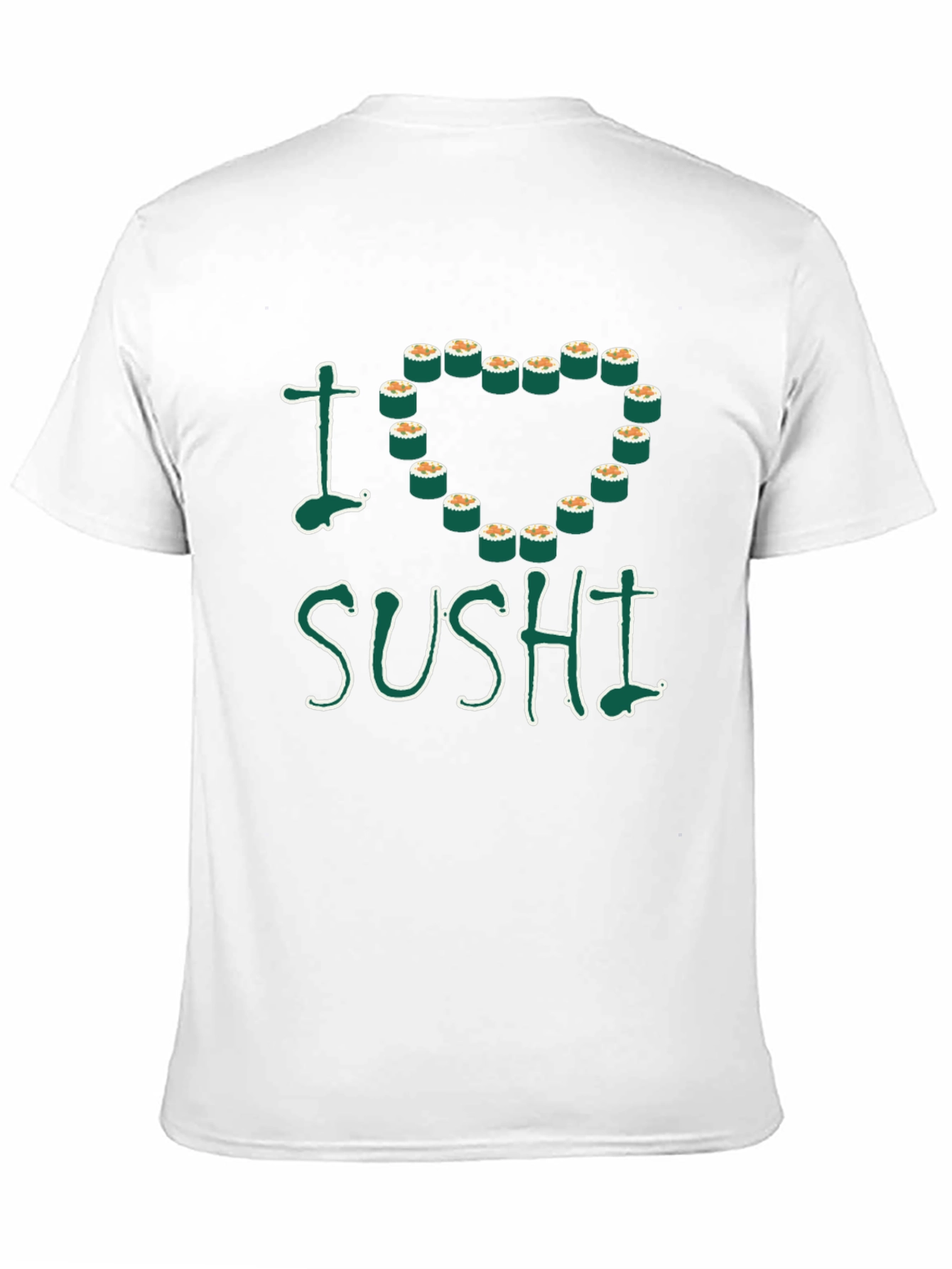 I Heart Sushi T-Shirt - Unisex Crew Neck