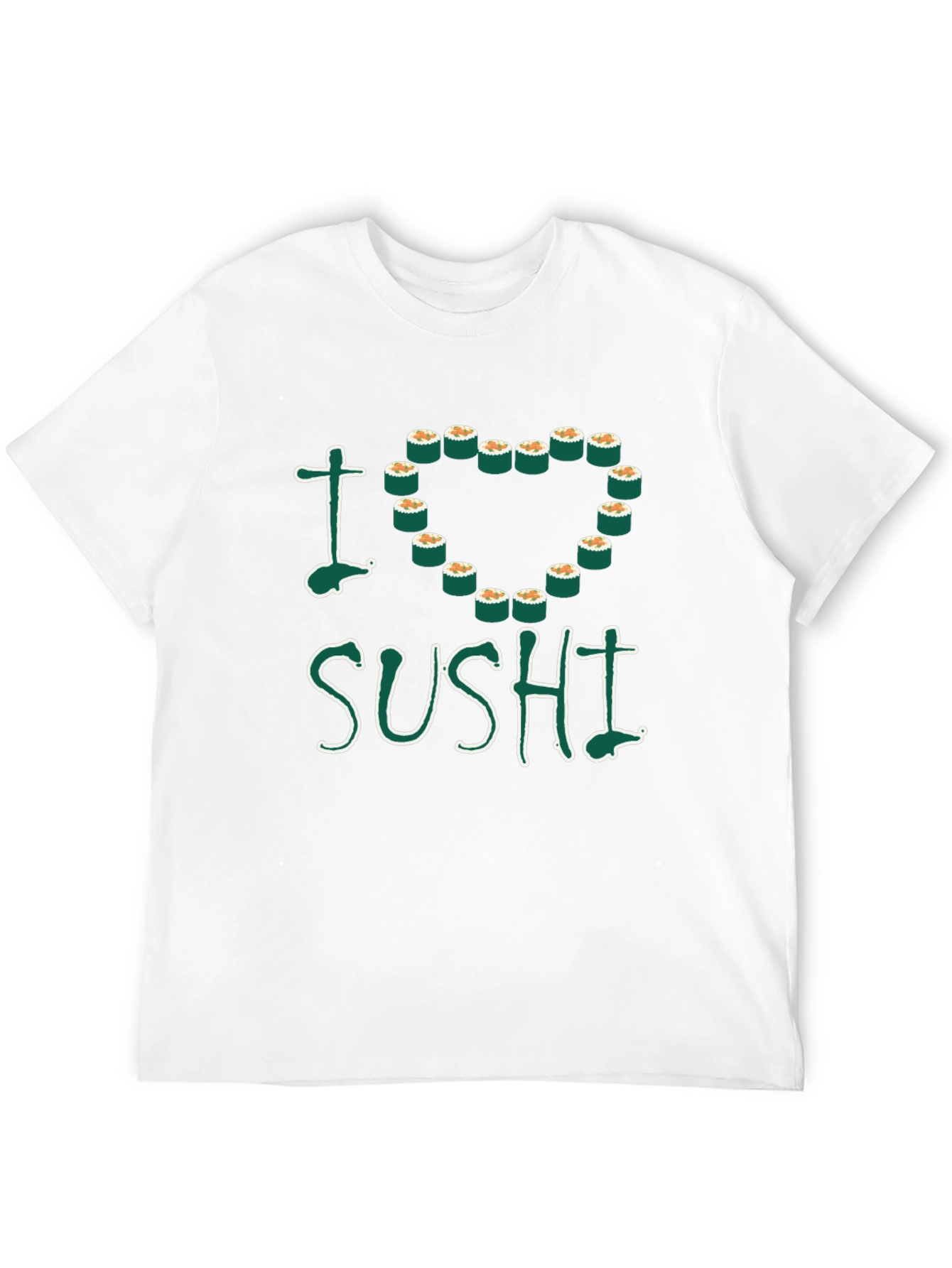 I Heart Sushi T-Shirt - Unisex Crew Neck