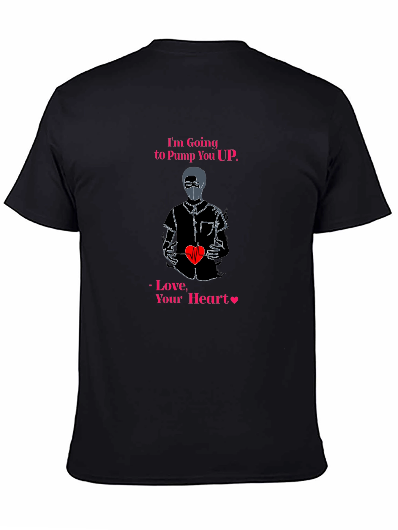 Pump You Up Heart Graphic T-Shirt