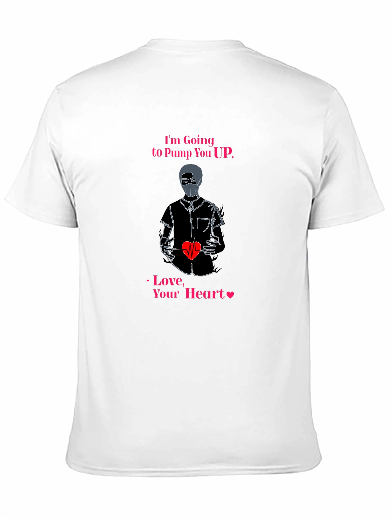 Pump You Up Heart Graphic T-Shirt