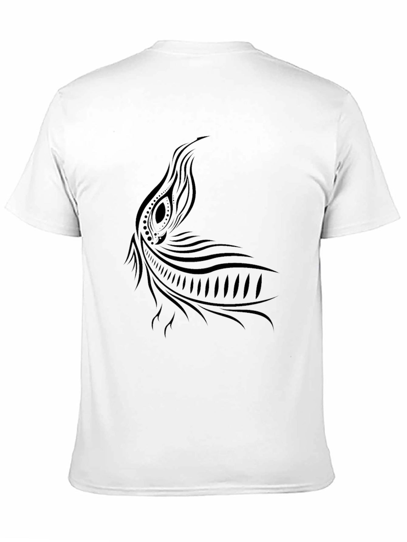 Tribal Tattoo Graphic Black T-Shirt