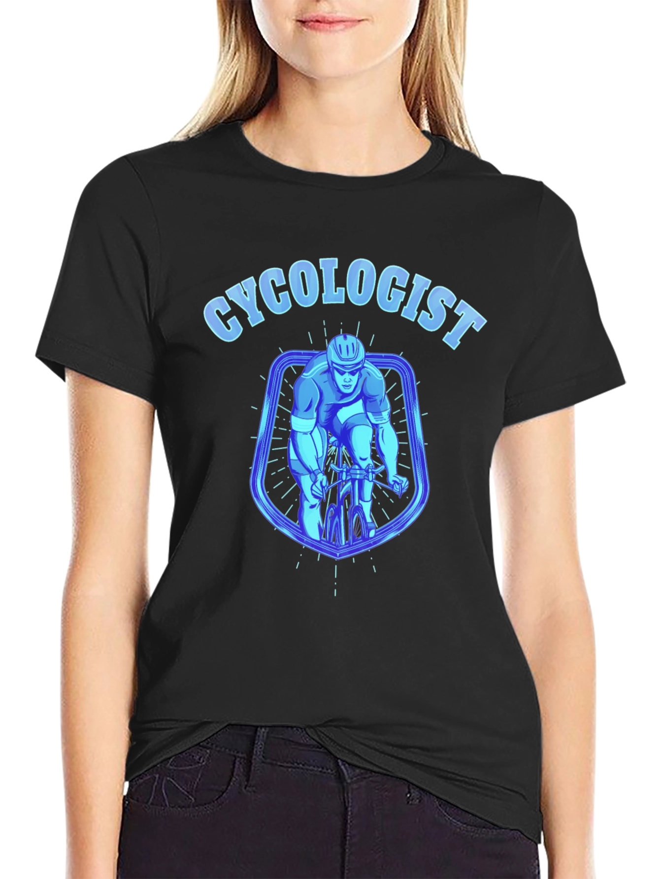 Cycologist Graphic T-Shirt - Black Cotton Tee