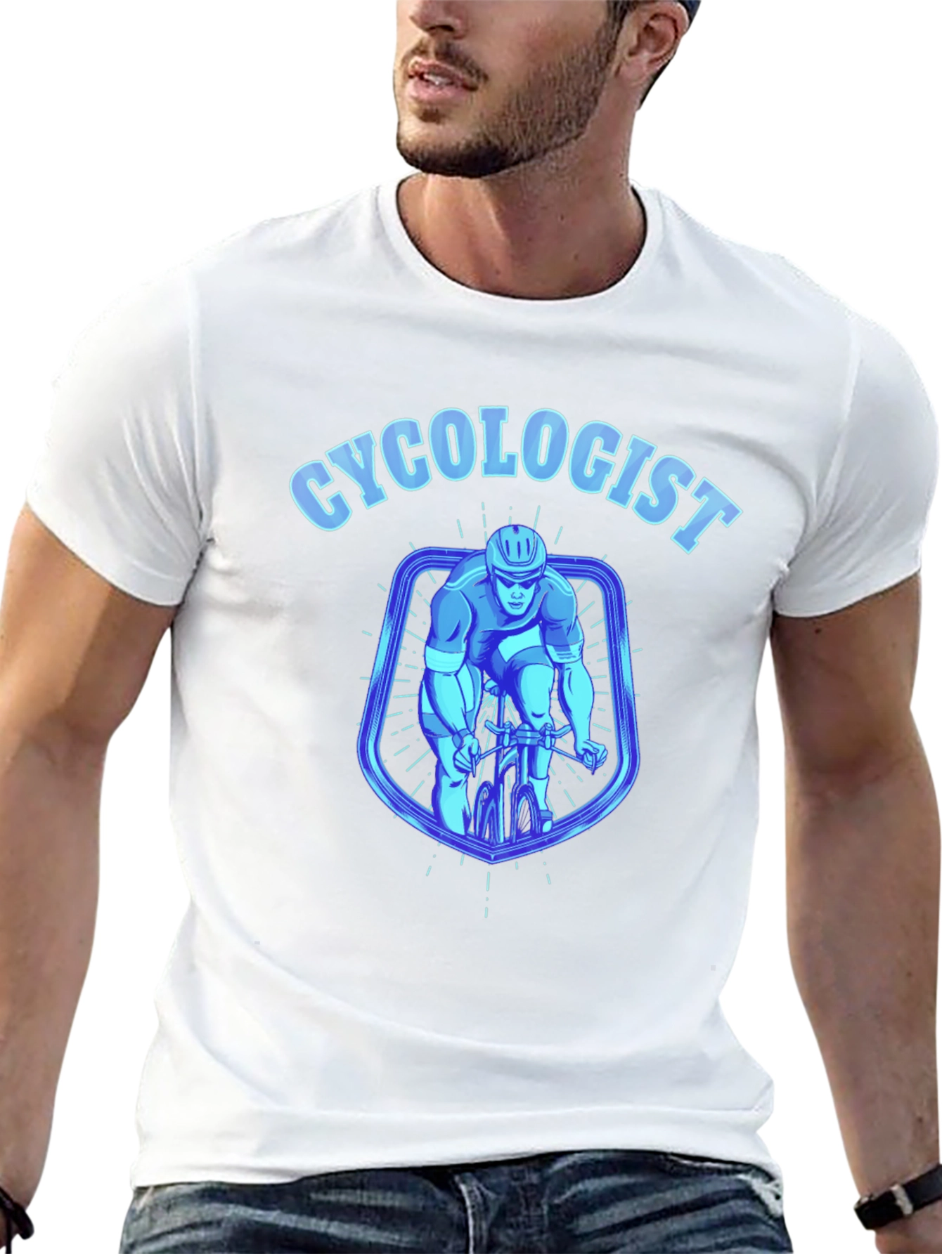 Cycologist Graphic T-Shirt - Black Cotton Tee