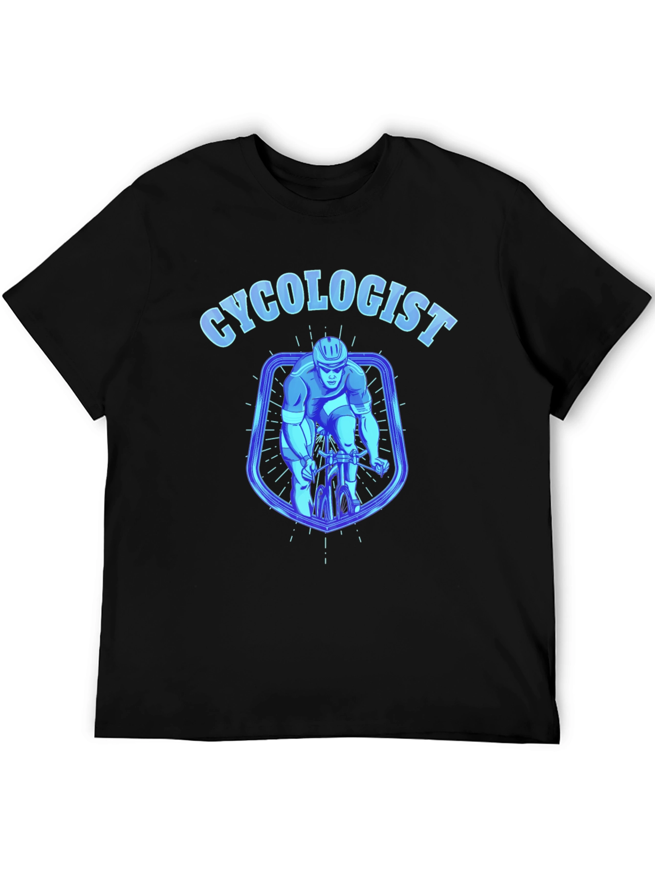 Cycologist Graphic T-Shirt - Black Cotton Tee