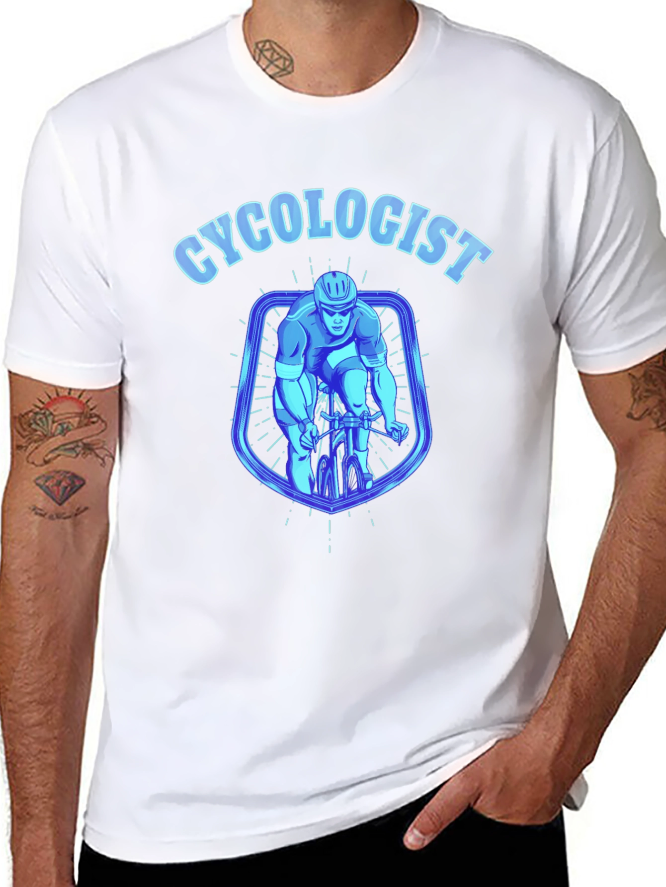 Cycologist Graphic T-Shirt - Black Cotton Tee