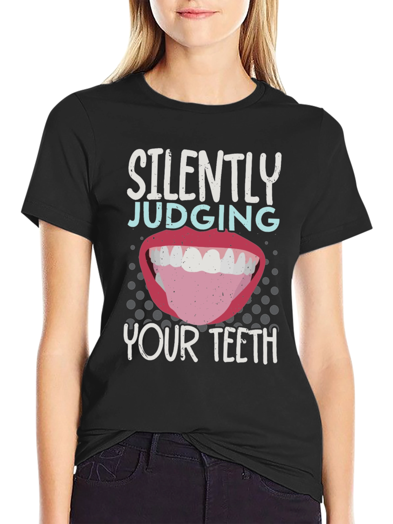 Silently Judging Your Teeth Funny Dentist T-Shirt