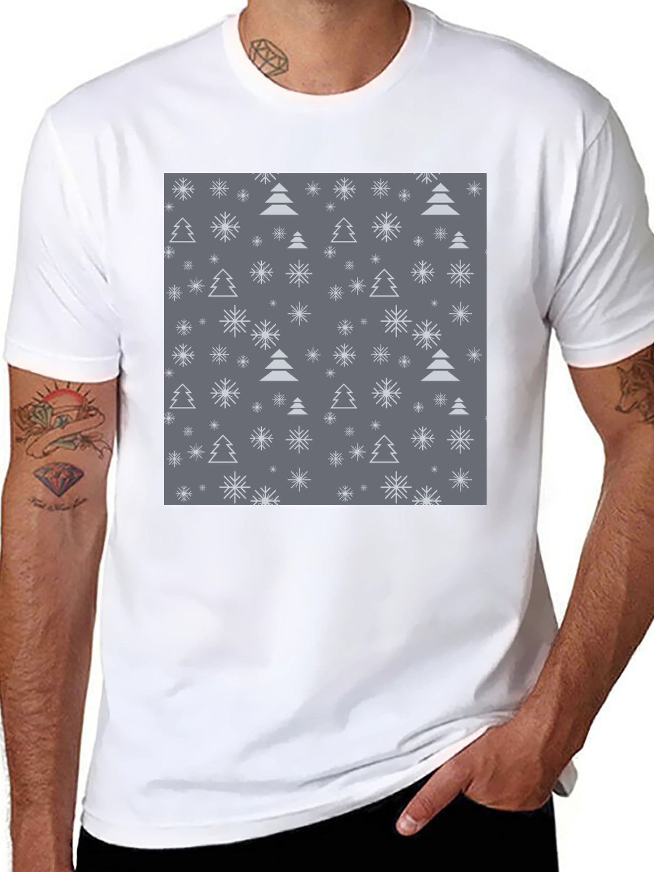 Winter Holiday Pattern T-Shirt