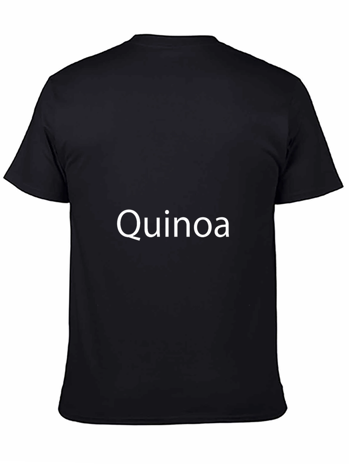 Quinoa T-Shirt - Comfortable Black Tee