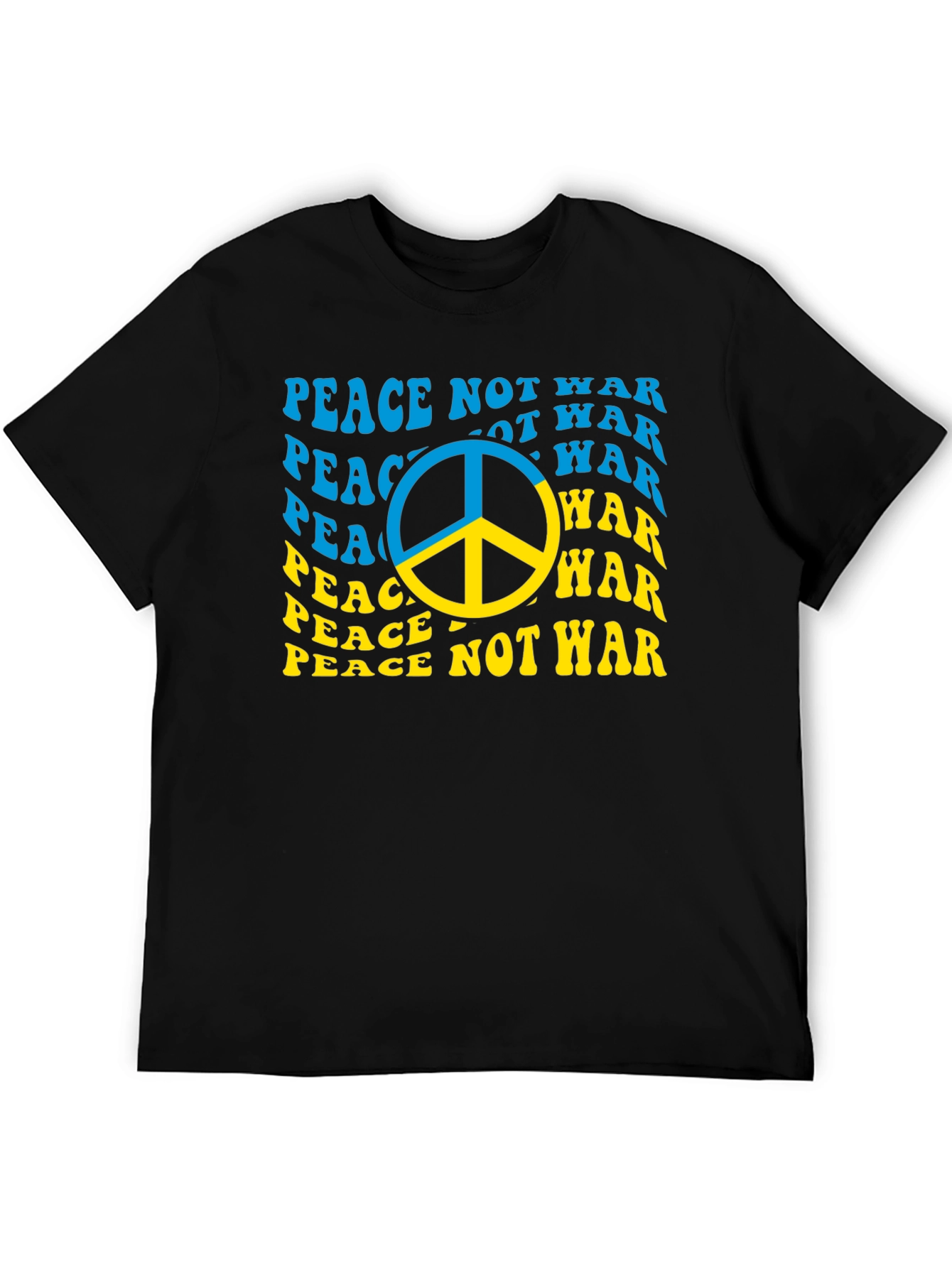 Peace Not War Ukraine Flag T-Shirt
