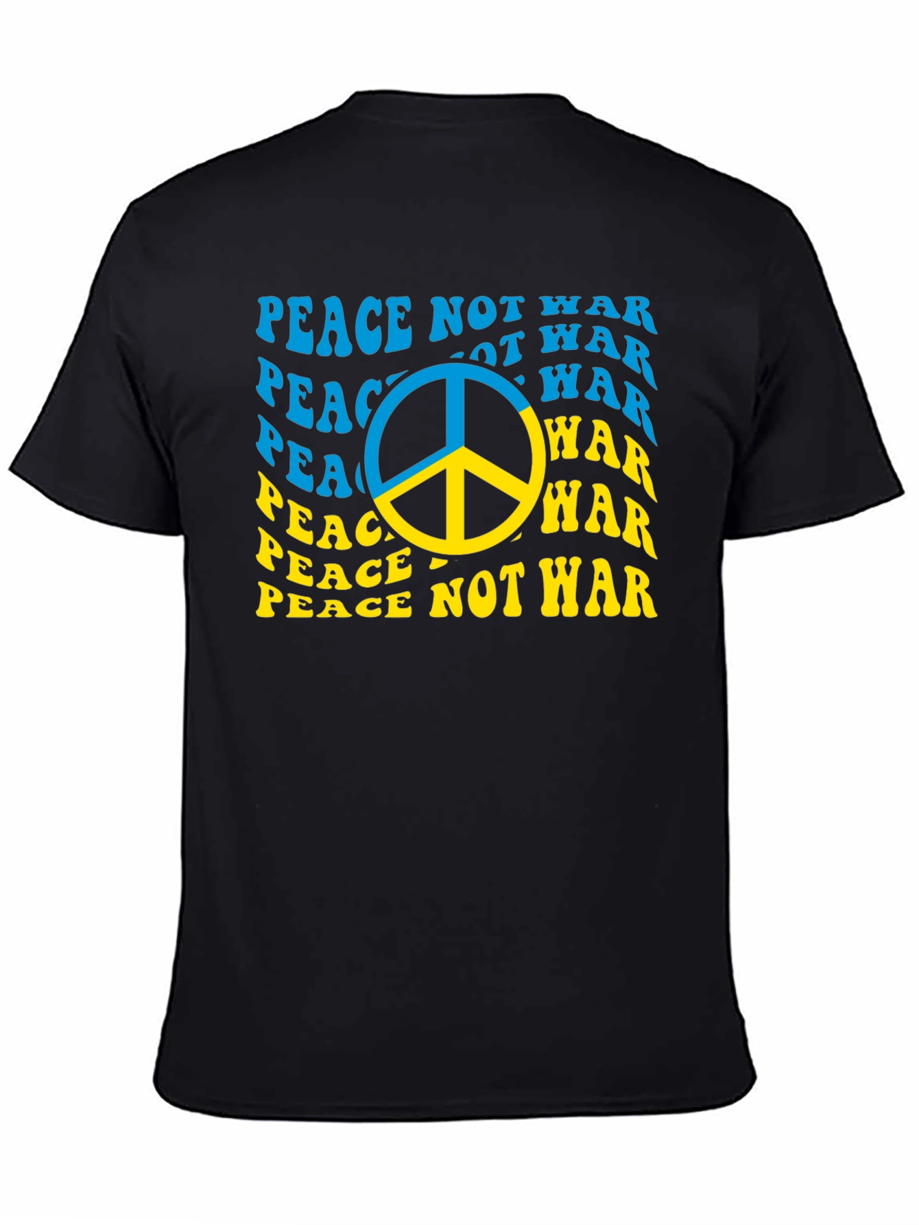 Peace Not War Ukraine Flag T-Shirt