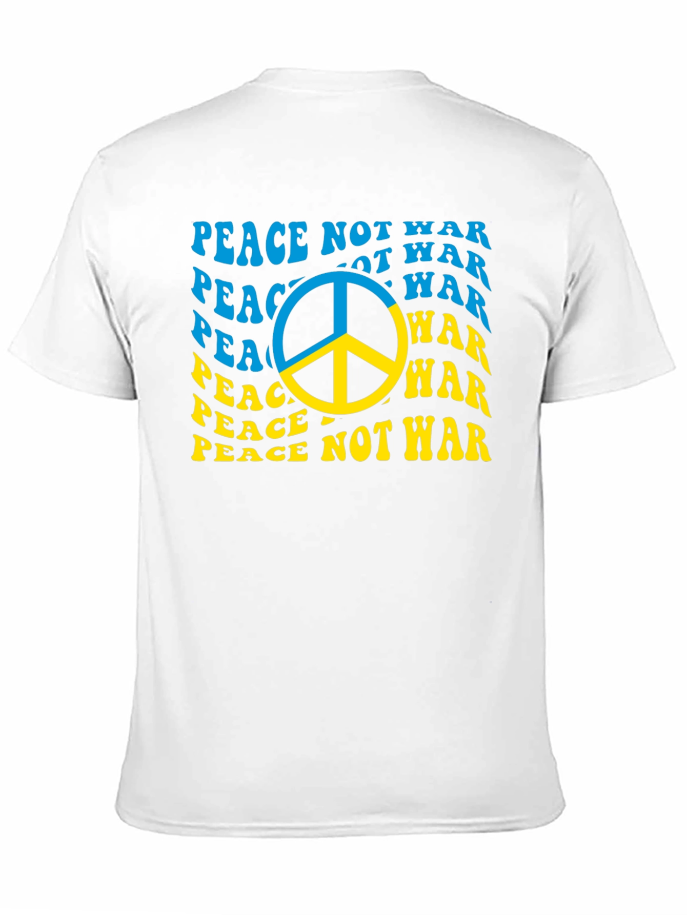 Peace Not War Ukraine Flag T-Shirt