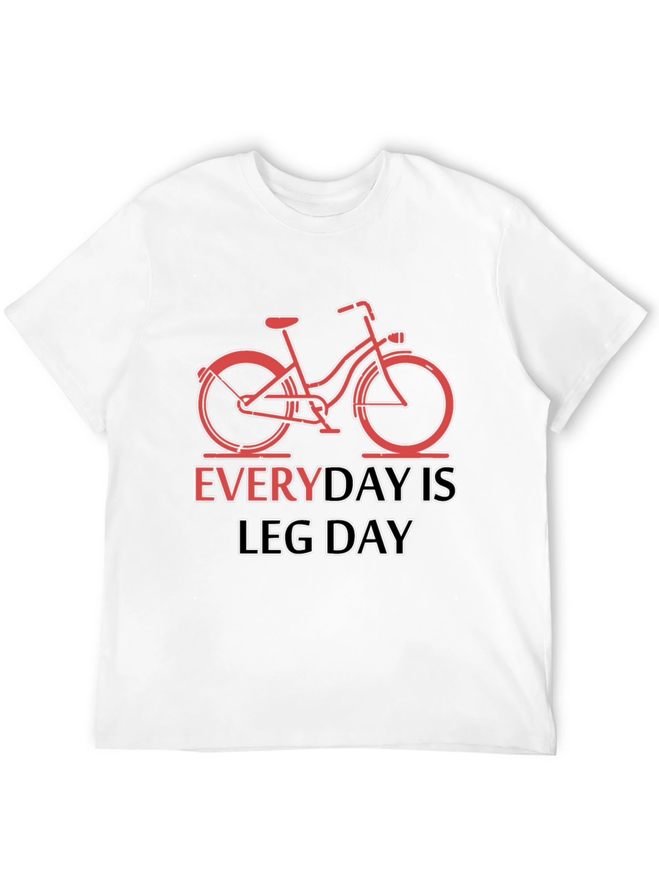 Everyday Is Leg Day Bike Graphic T-Shirt