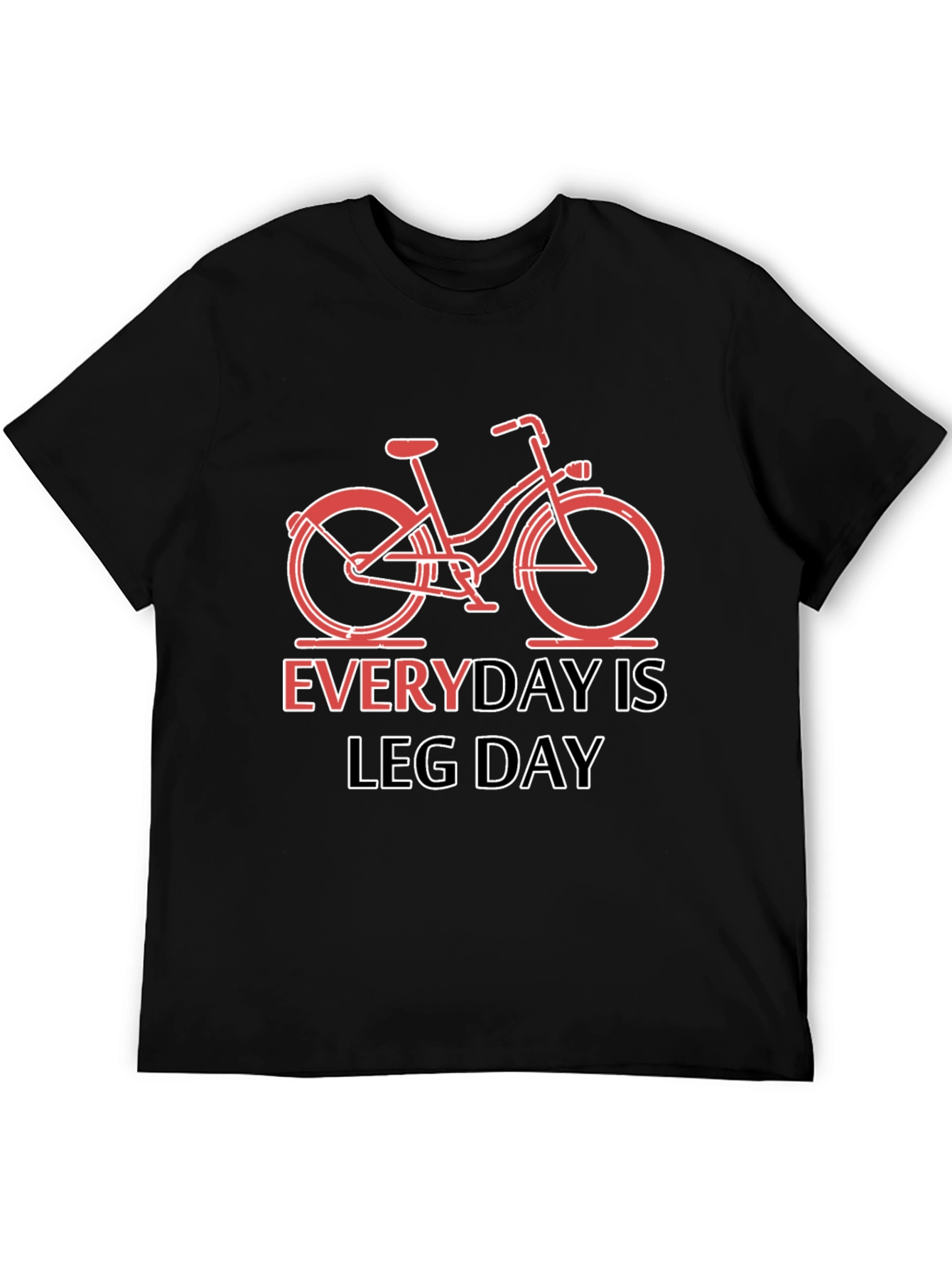 Everyday Is Leg Day Bike Graphic T-Shirt