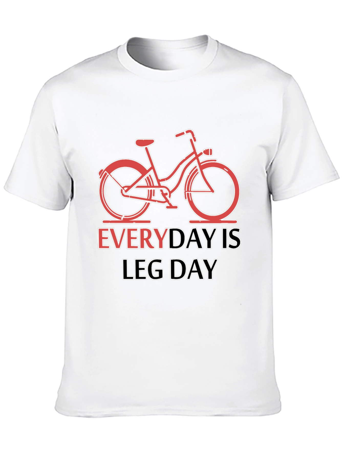 Everyday Is Leg Day Bike Graphic T-Shirt