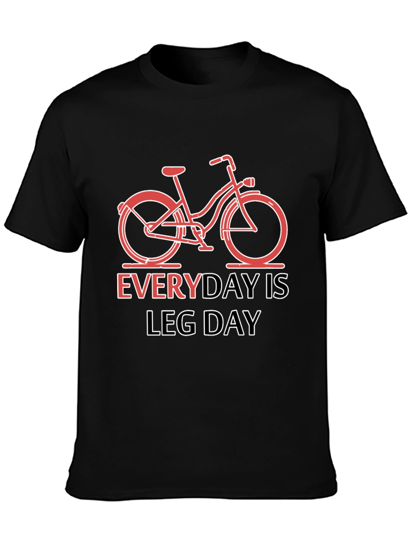 Everyday Is Leg Day Bike Graphic T-Shirt