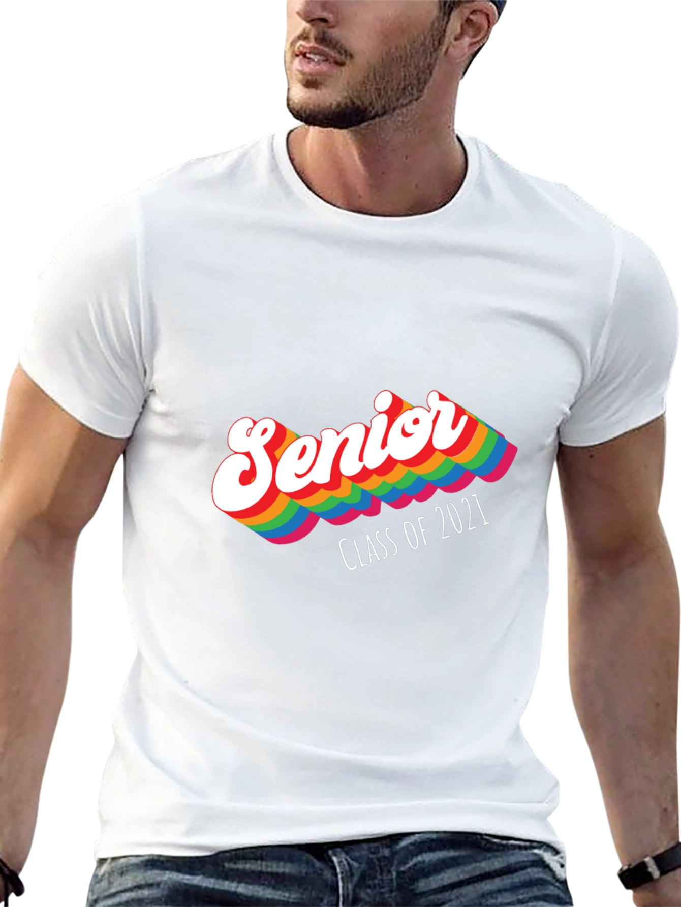 Senior Class of 2021 Rainbow T-Shirt