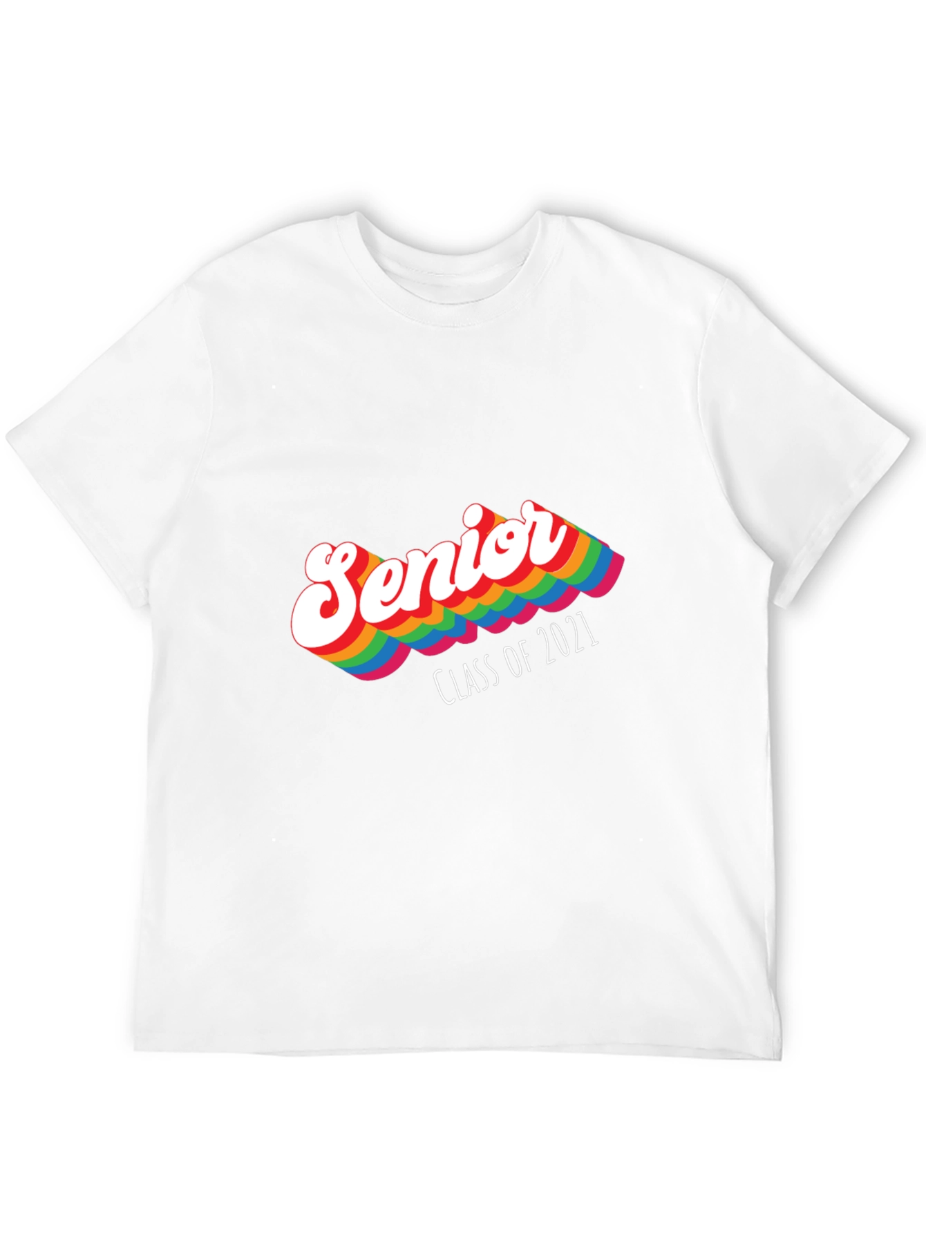 Senior Class of 2021 Rainbow T-Shirt