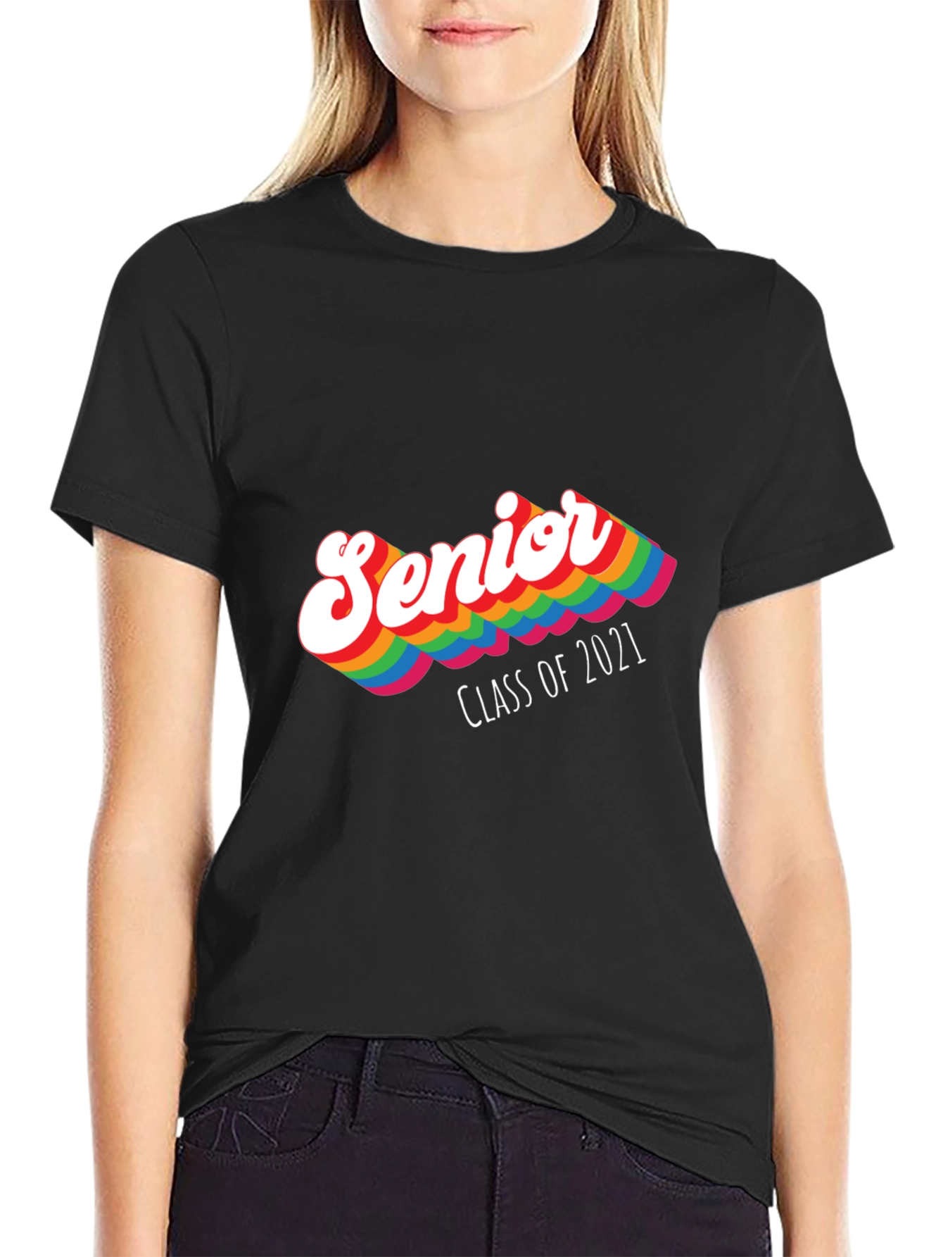 Senior Class of 2021 Rainbow T-Shirt