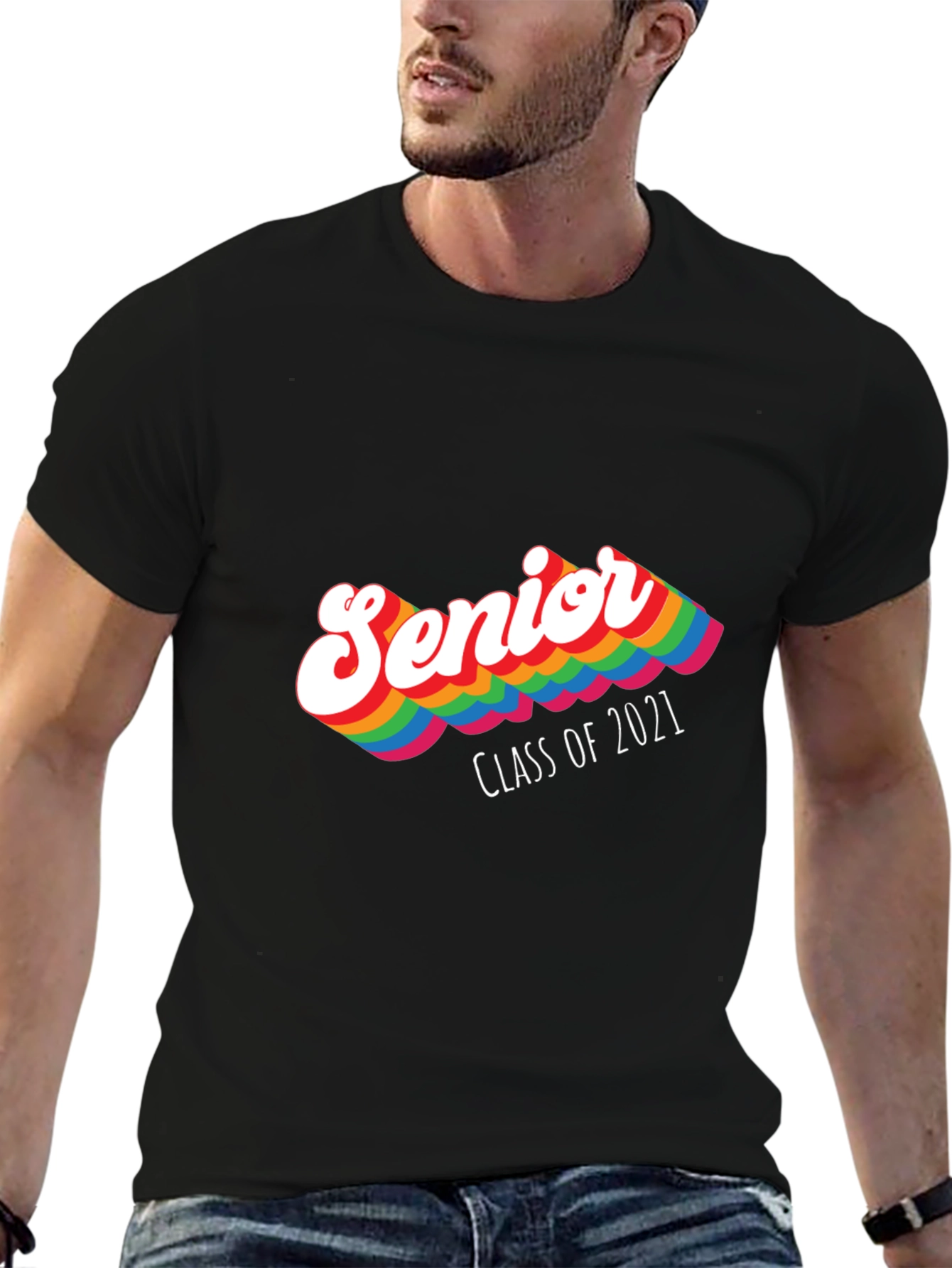 Senior Class of 2021 Rainbow T-Shirt