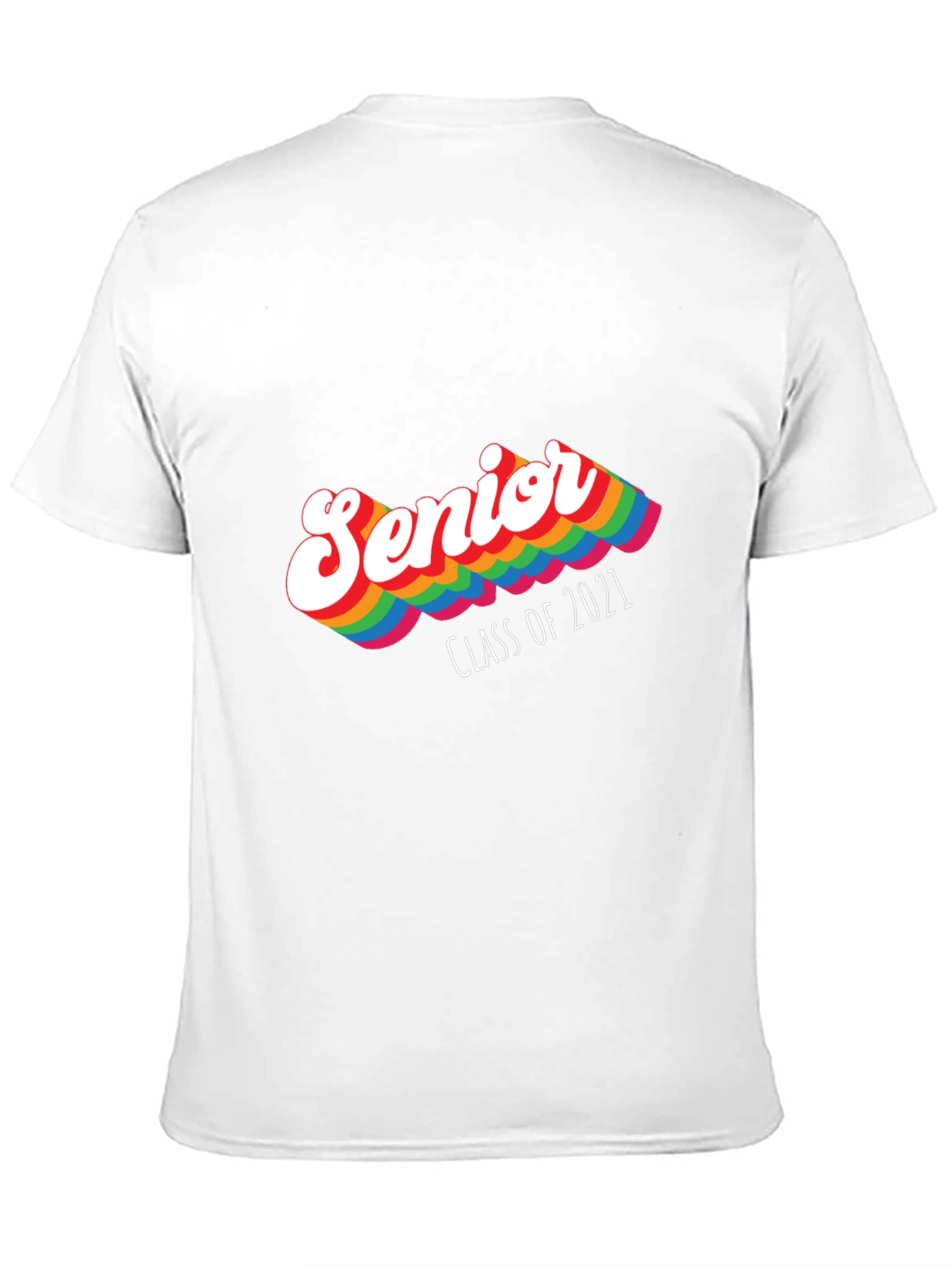 Senior Class of 2021 Rainbow T-Shirt