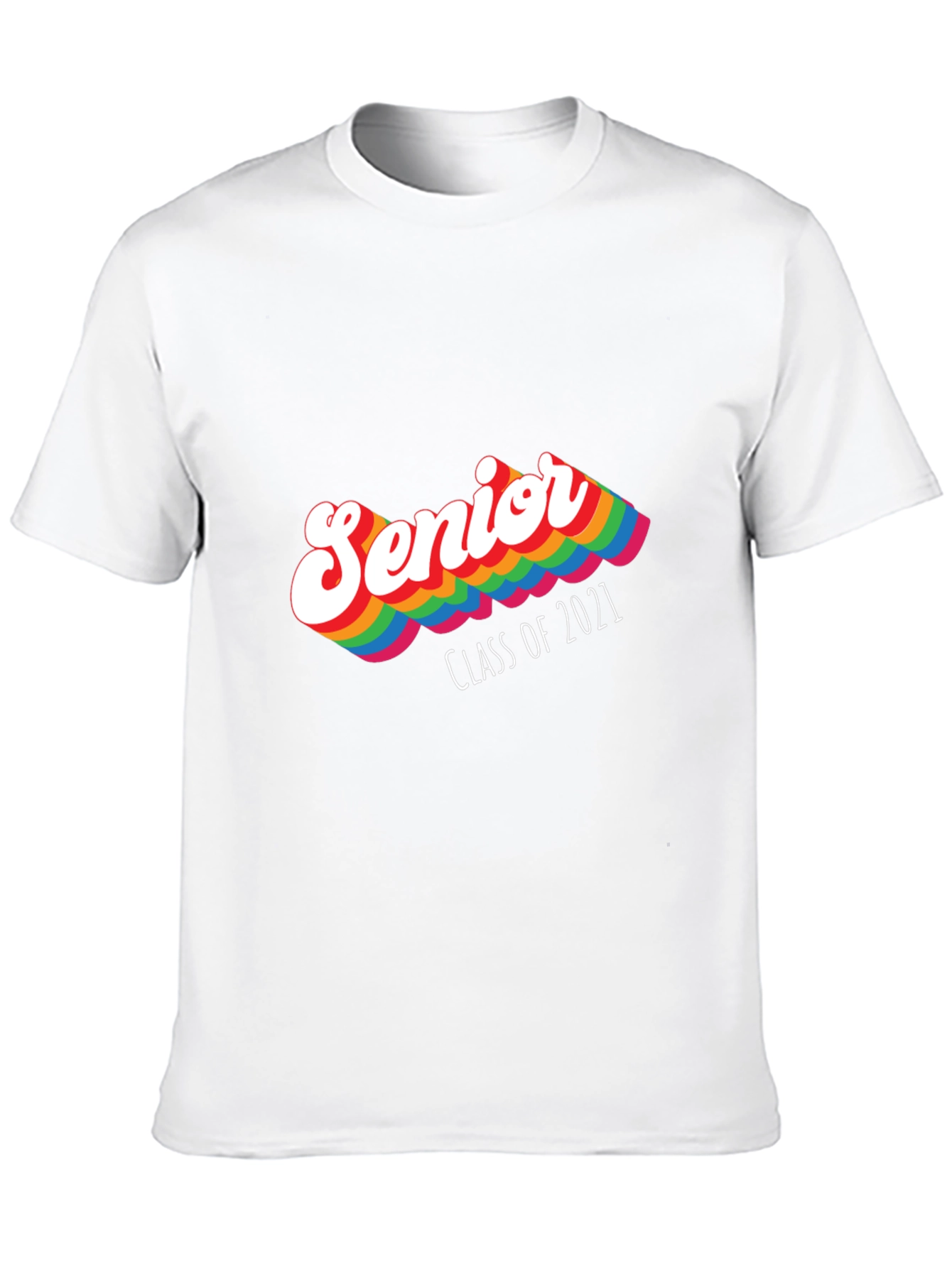 Senior Class of 2021 Rainbow T-Shirt