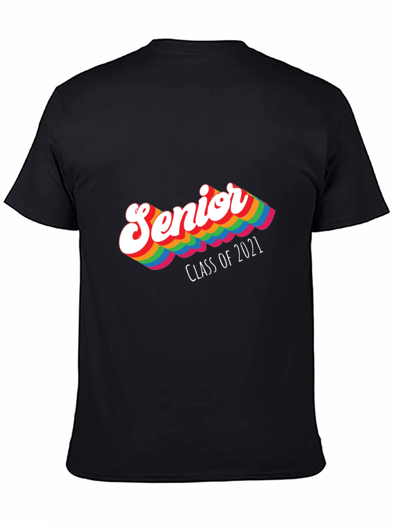 Senior Class of 2021 Rainbow T-Shirt