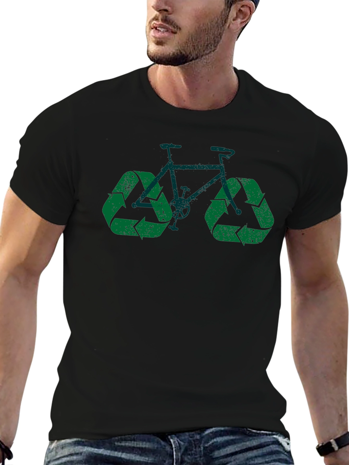 Eco-Friendly Recycle Bicycle T-Shirt