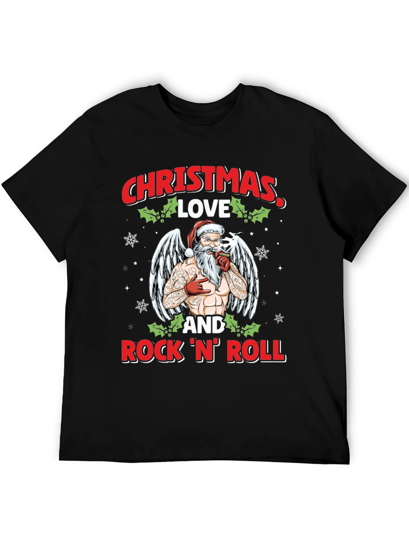 Christmas Love & Rock N Roll T-Shirt