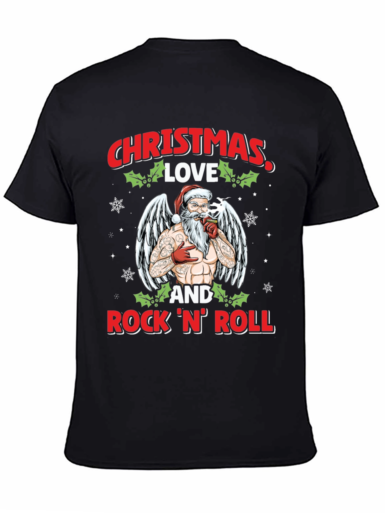 Christmas Love & Rock N Roll T-Shirt