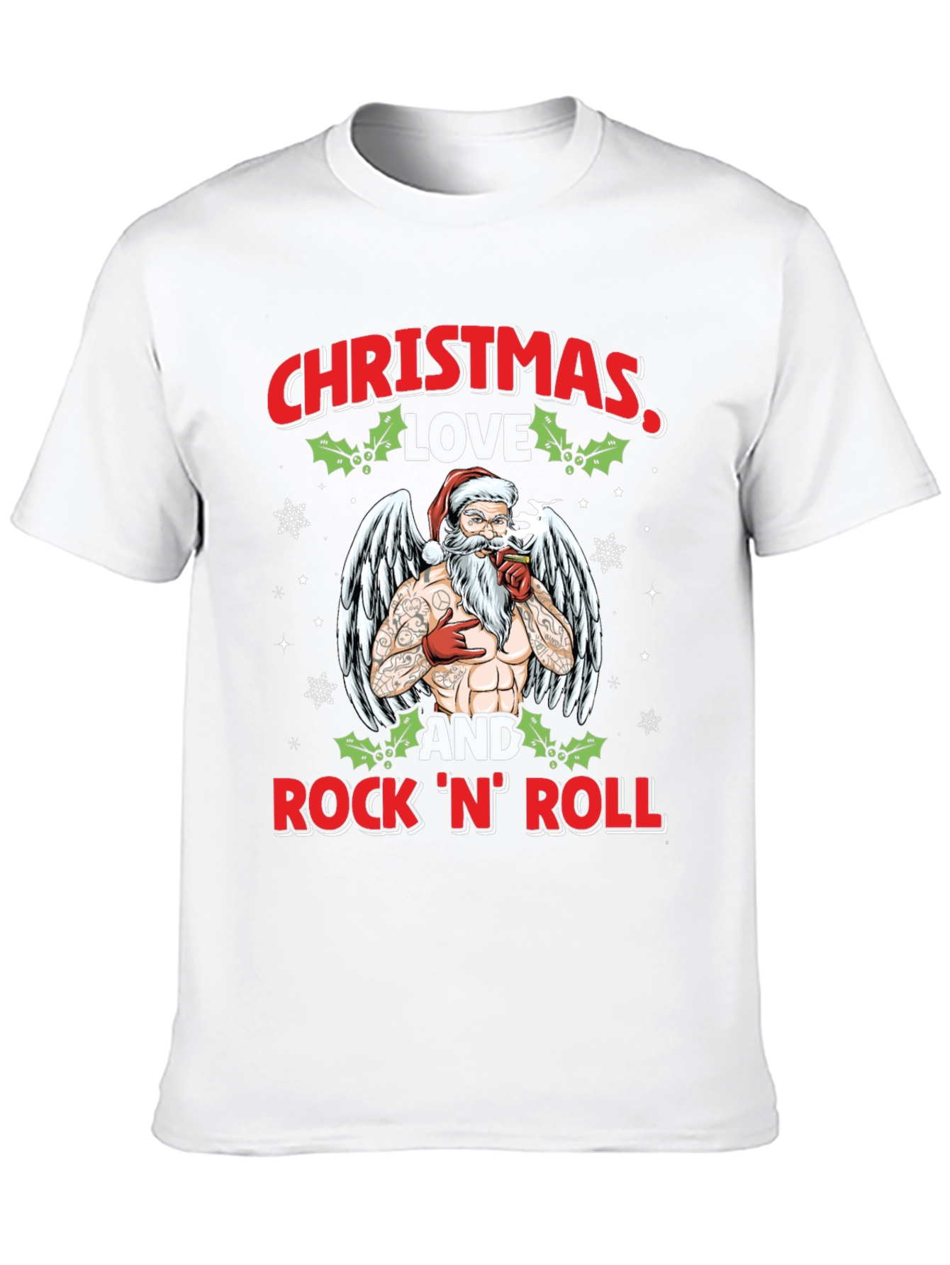 Christmas Love & Rock N Roll T-Shirt