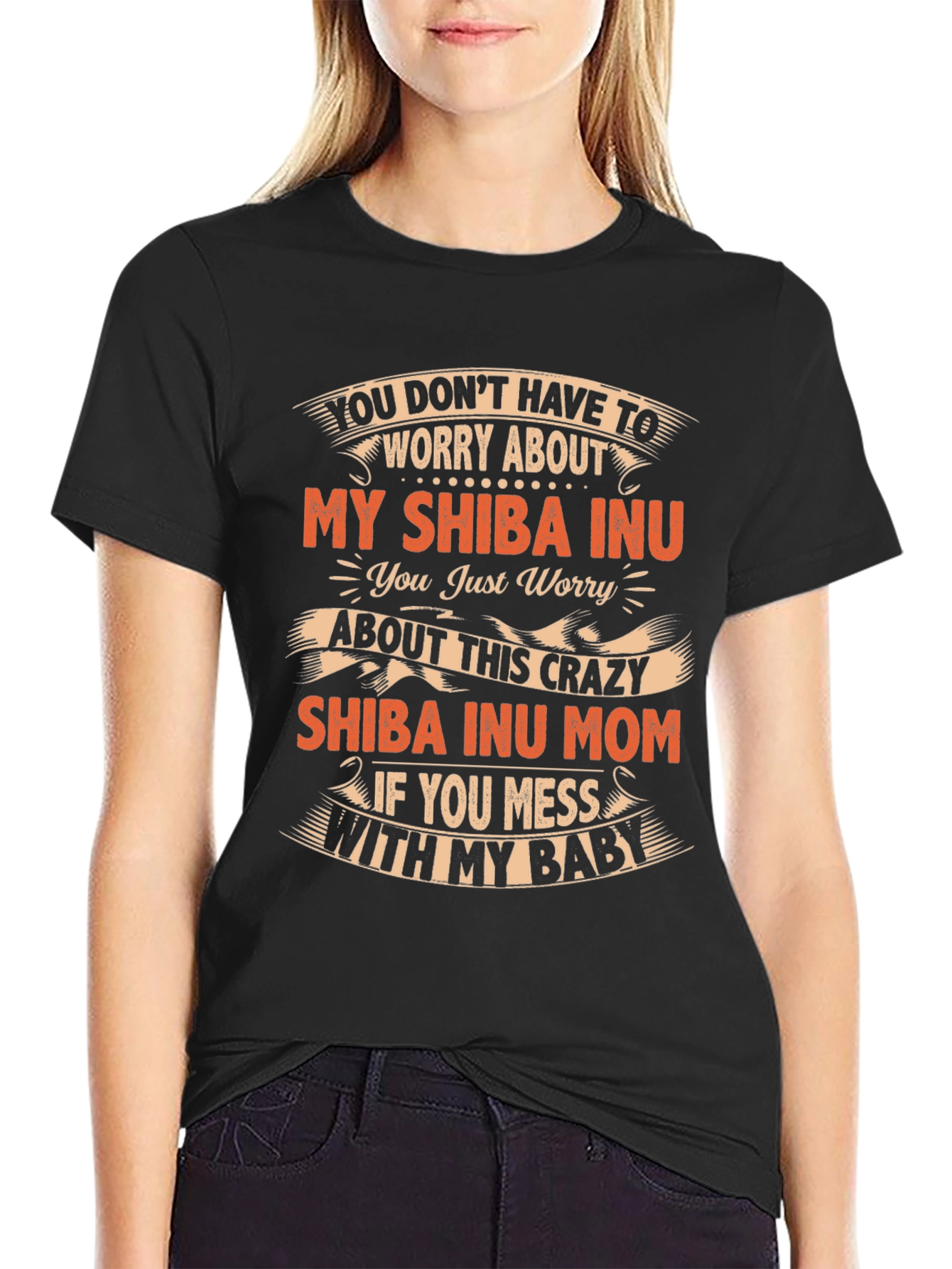 Shiba Inu Mom T-Shirt: Crazy About My Baby!