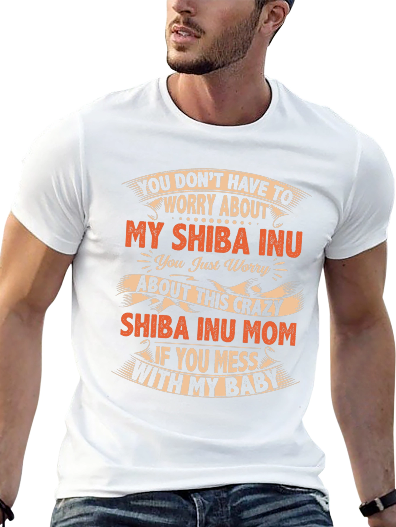 Shiba Inu Mom T-Shirt: Crazy About My Baby!