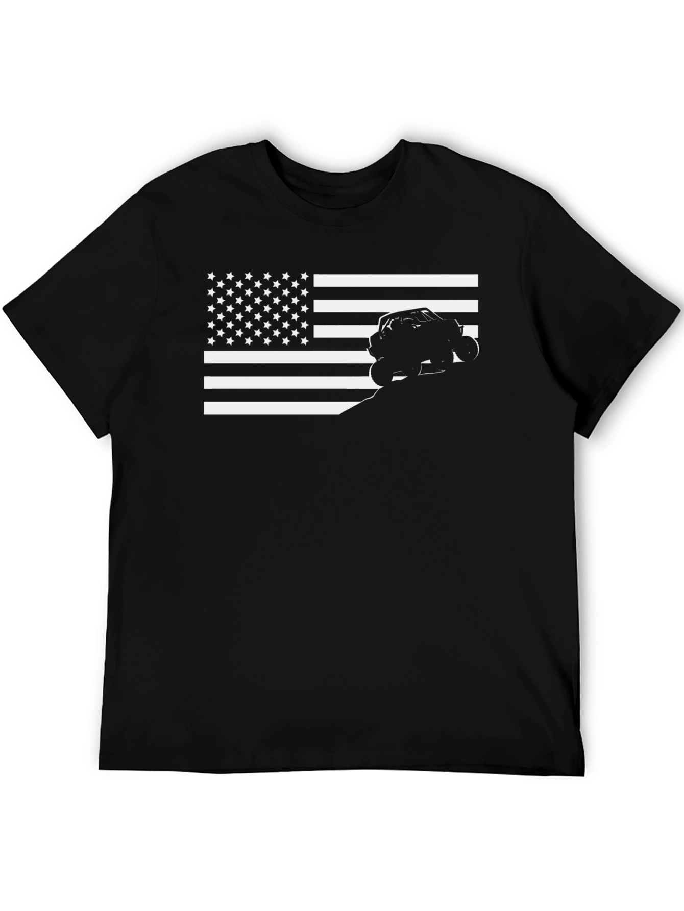 American Flag UTV T-Shirt - Off-Road Adventure