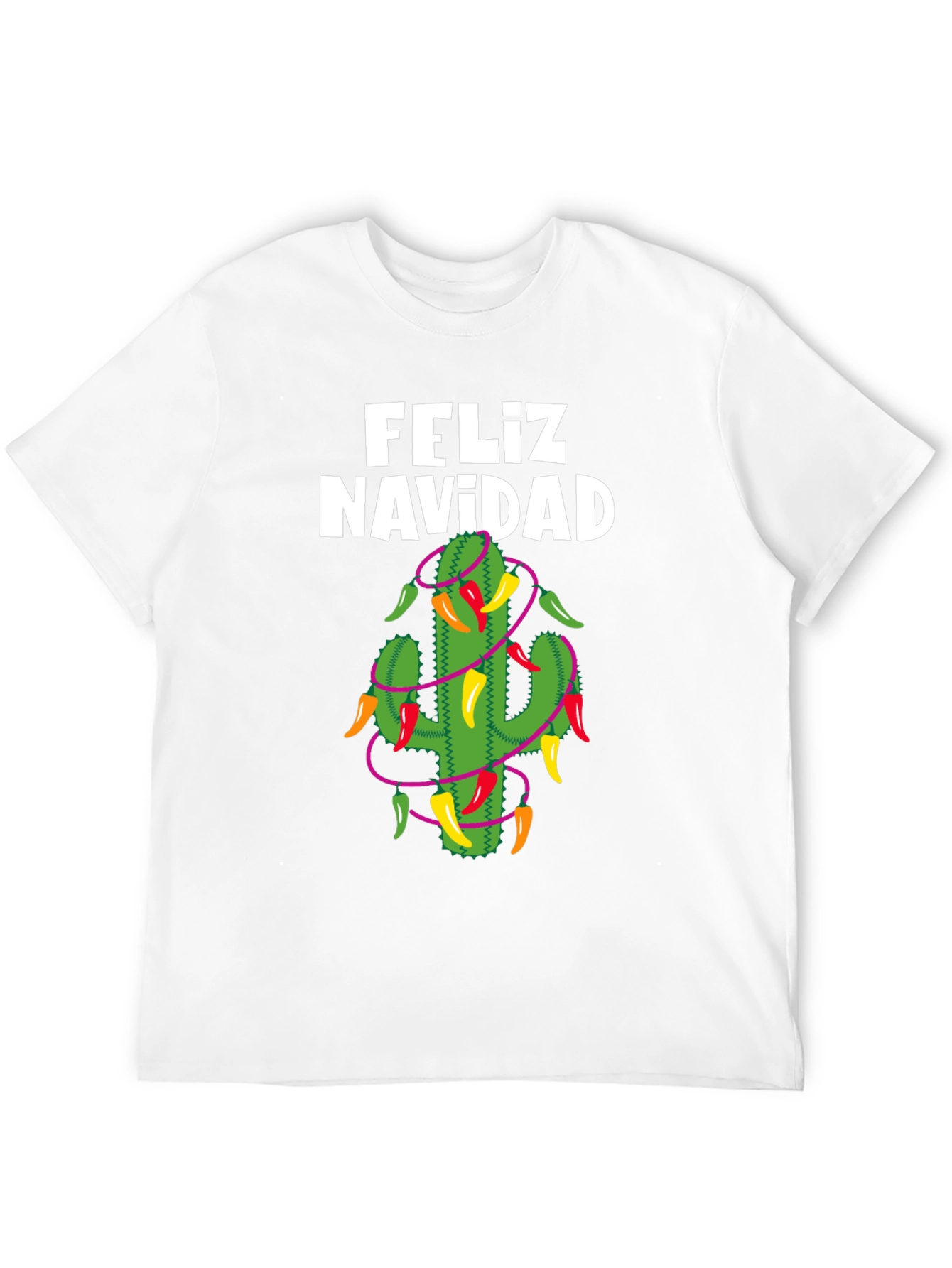 Feliz Navidad Cactus T-Shirt