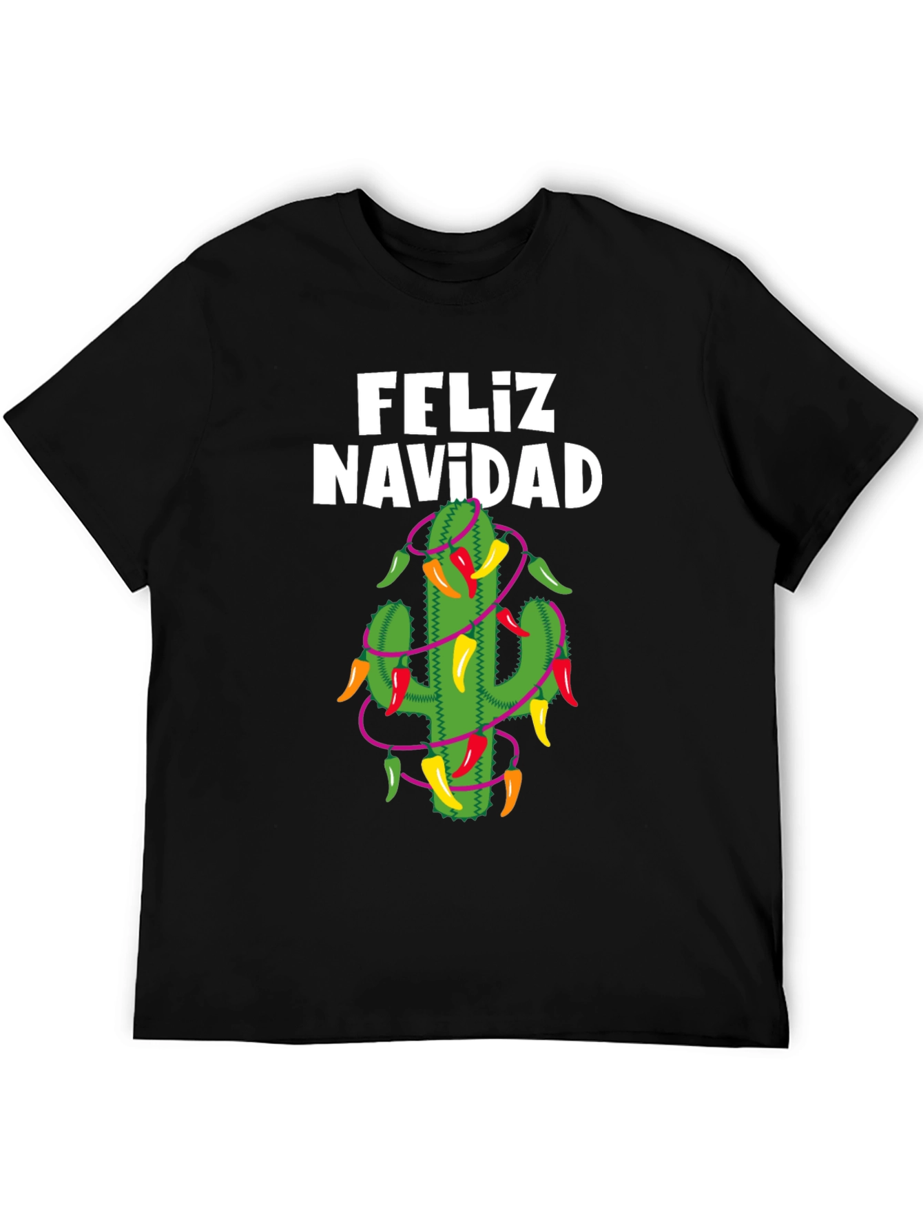 Feliz Navidad Cactus T-Shirt