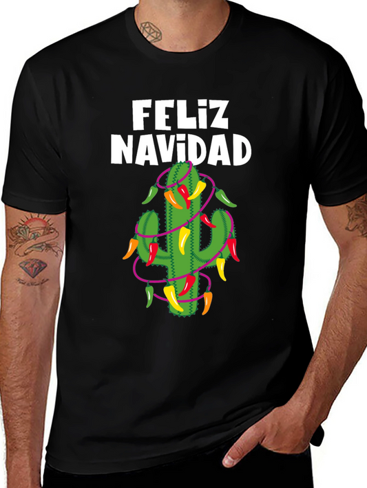 Feliz Navidad Cactus T-Shirt