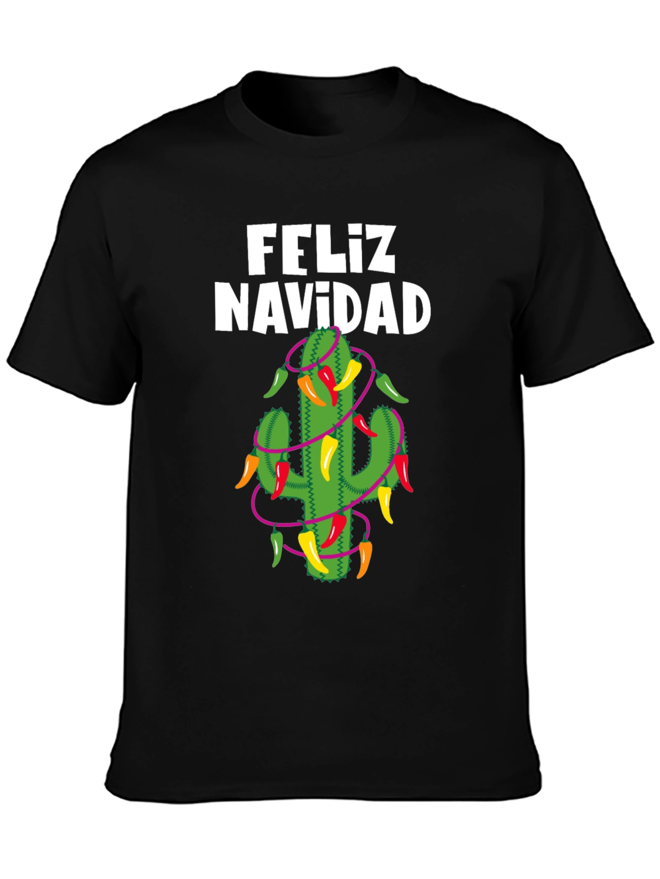 Feliz Navidad Cactus T-Shirt