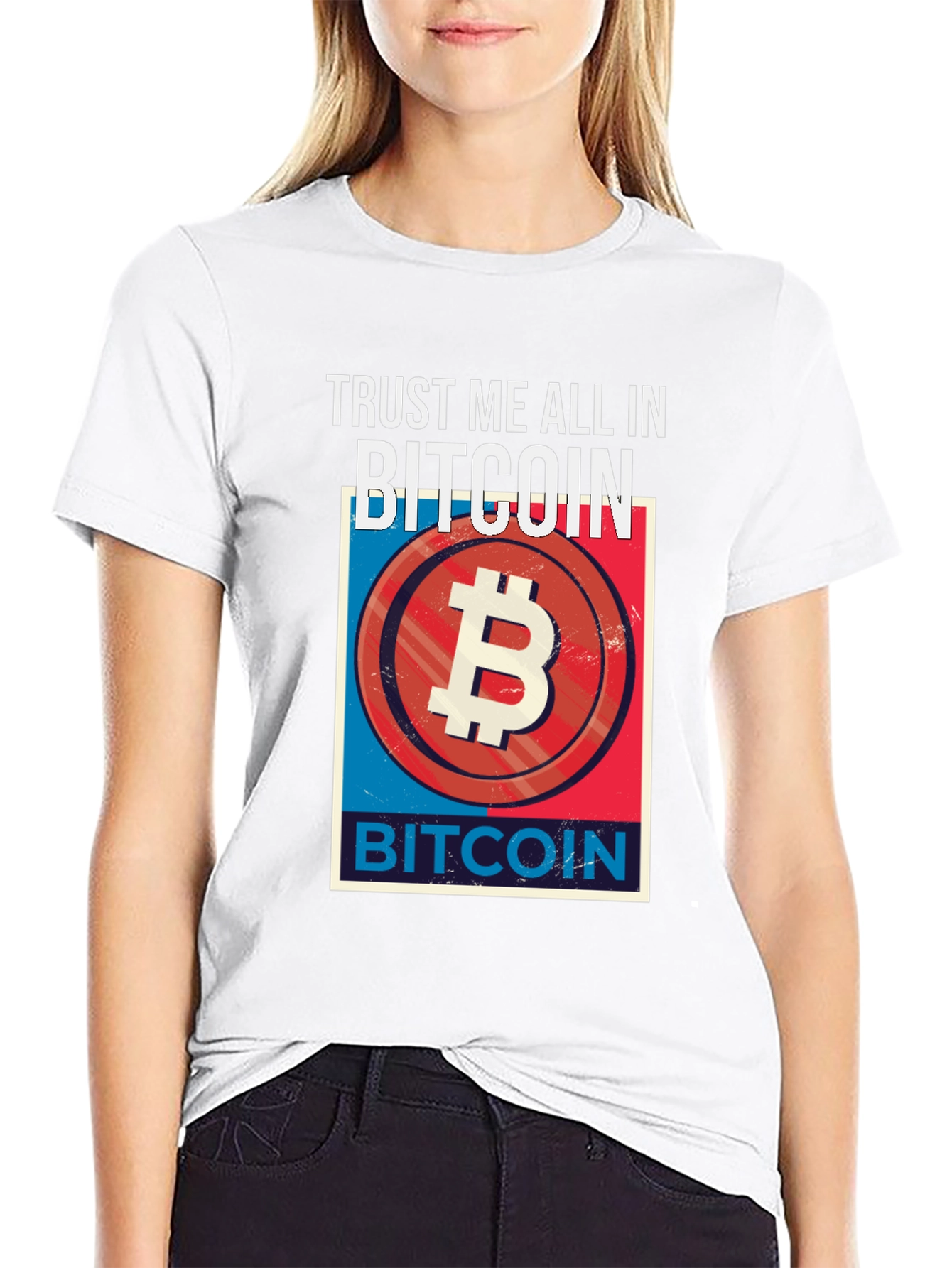 Trust Me All In Bitcoin Graphic Tee
