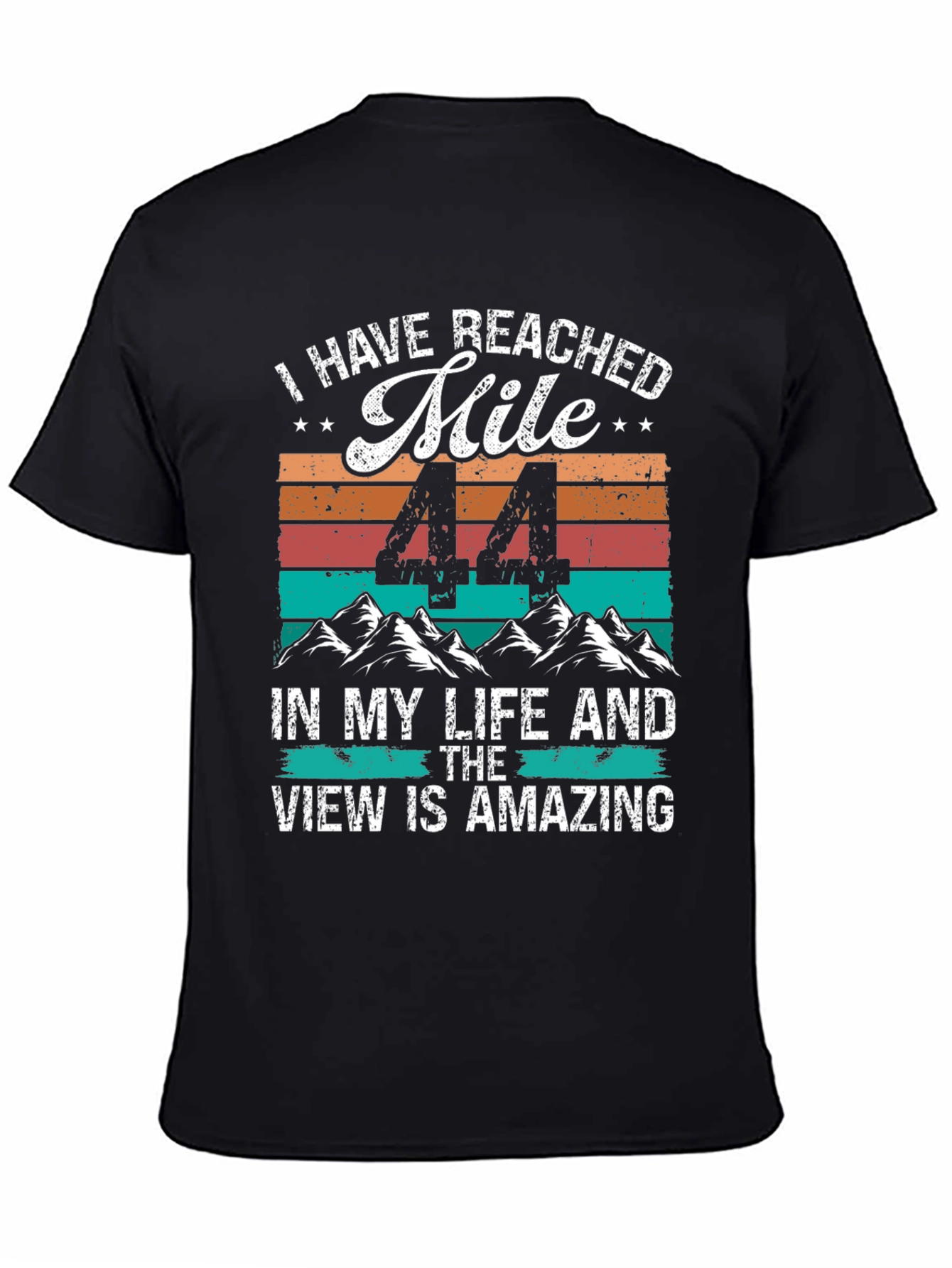 44th Birthday Mile Milestone T-Shirt