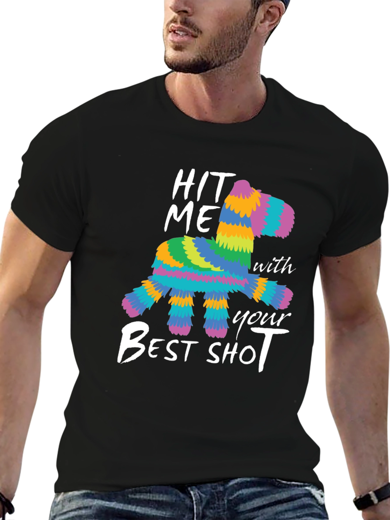 Hit Me With Your Best Shot Piñata T-Shirt