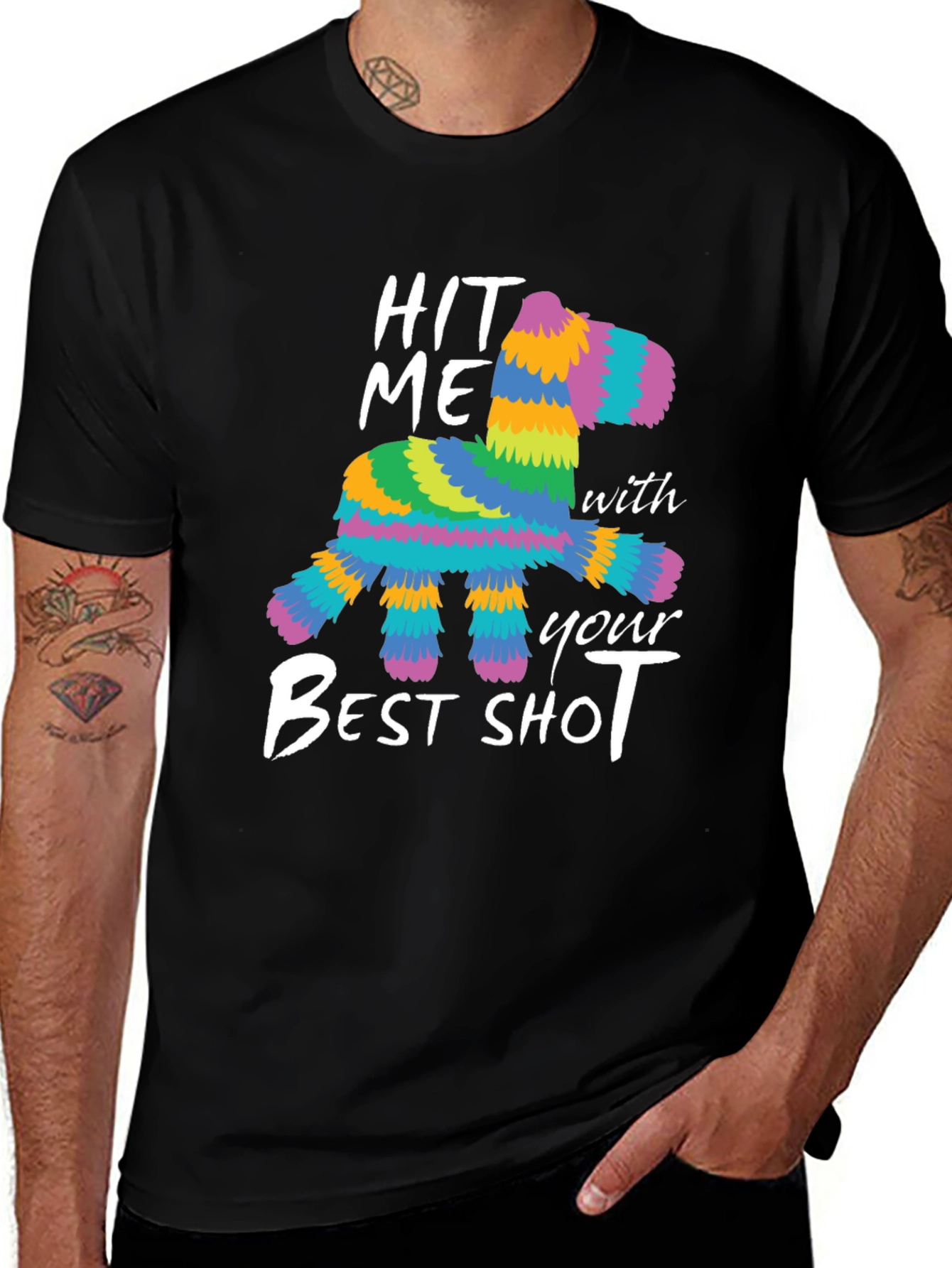 Hit Me With Your Best Shot Piñata T-Shirt