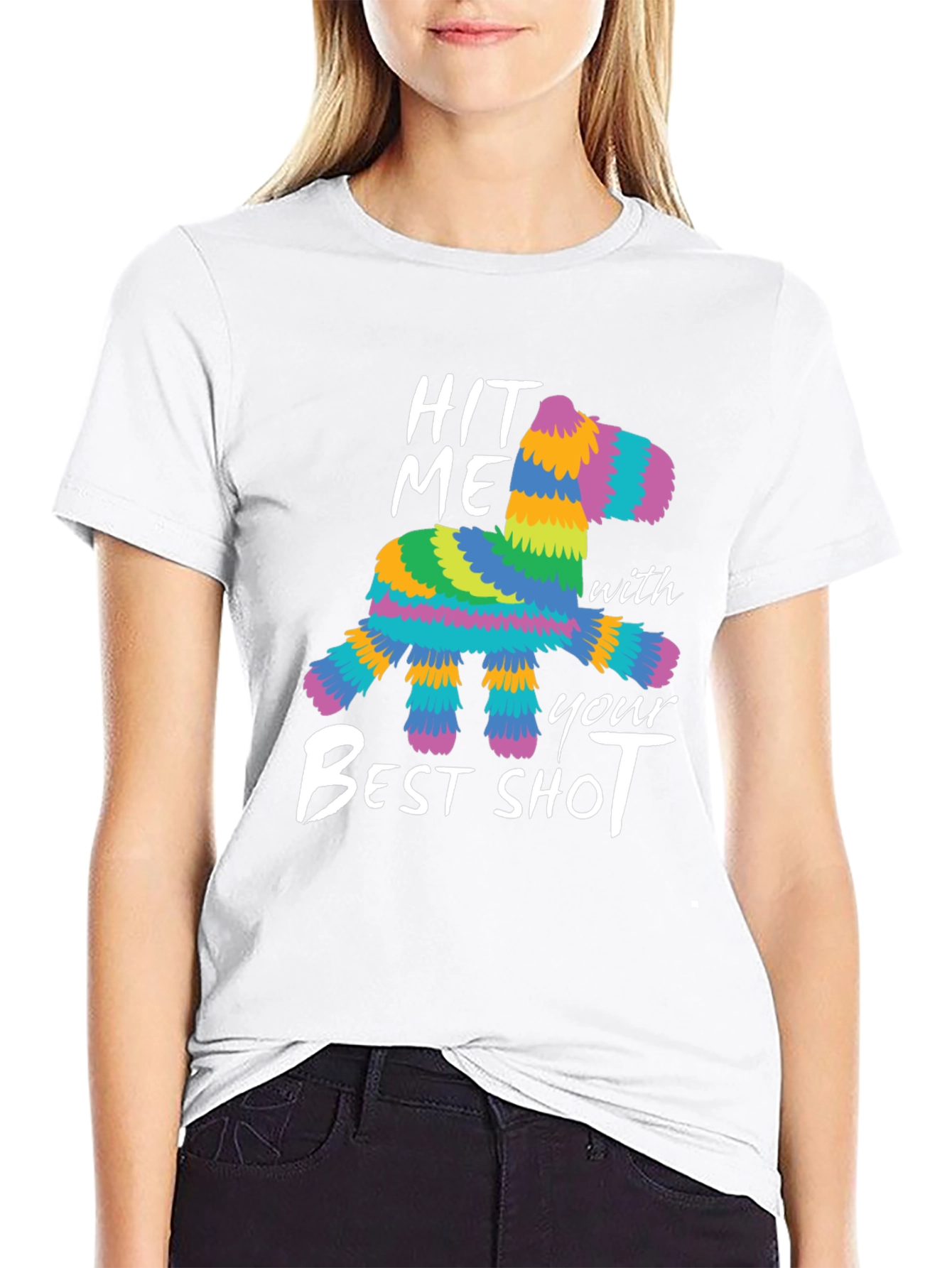 Hit Me With Your Best Shot Piñata T-Shirt