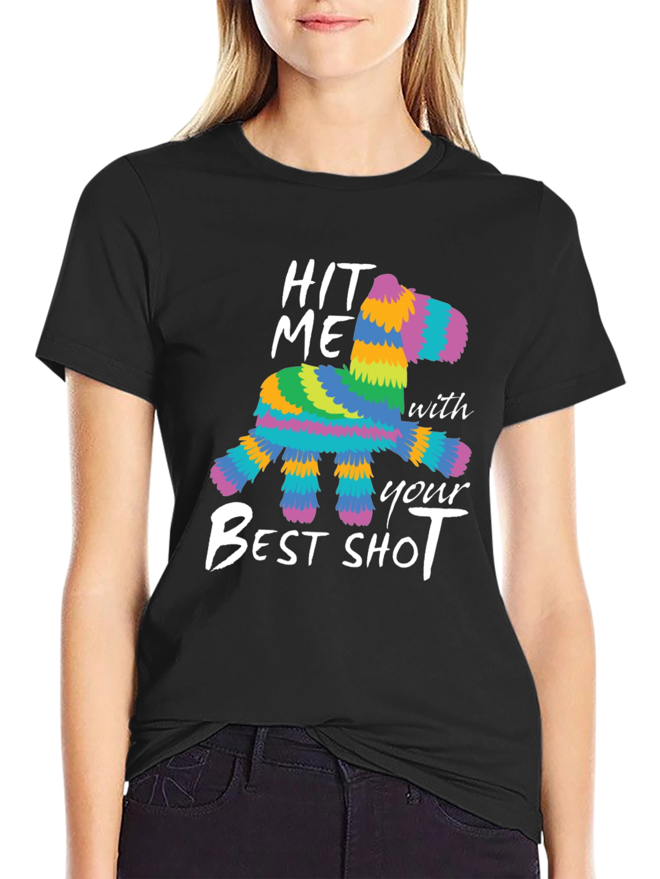 Hit Me With Your Best Shot Piñata T-Shirt