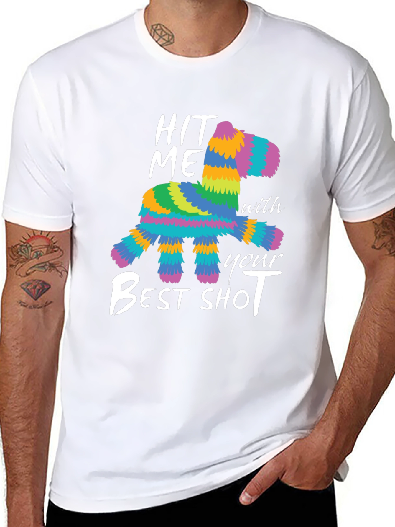 Hit Me With Your Best Shot Piñata T-Shirt