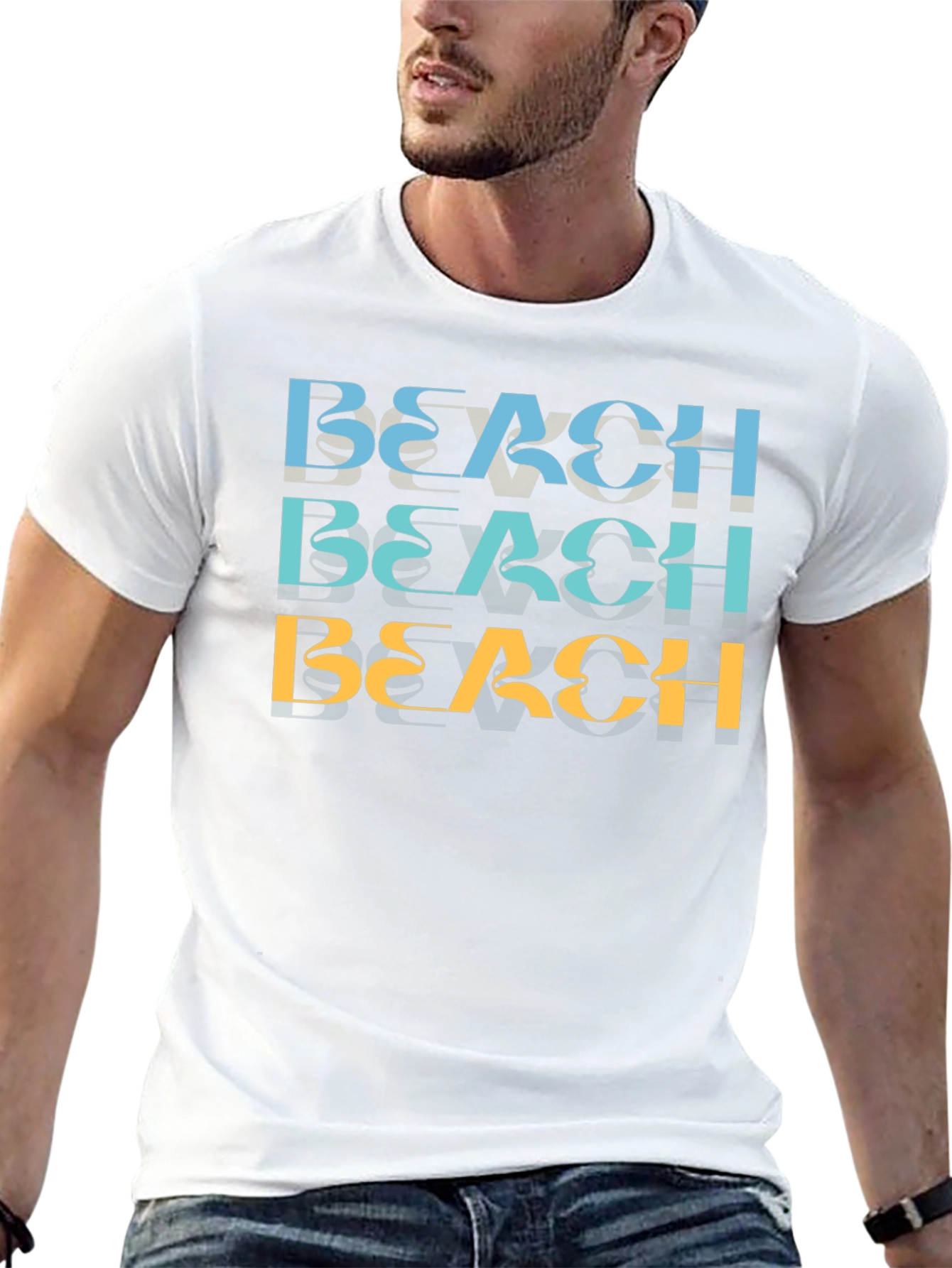 Retro Beach Graphic T-Shirt