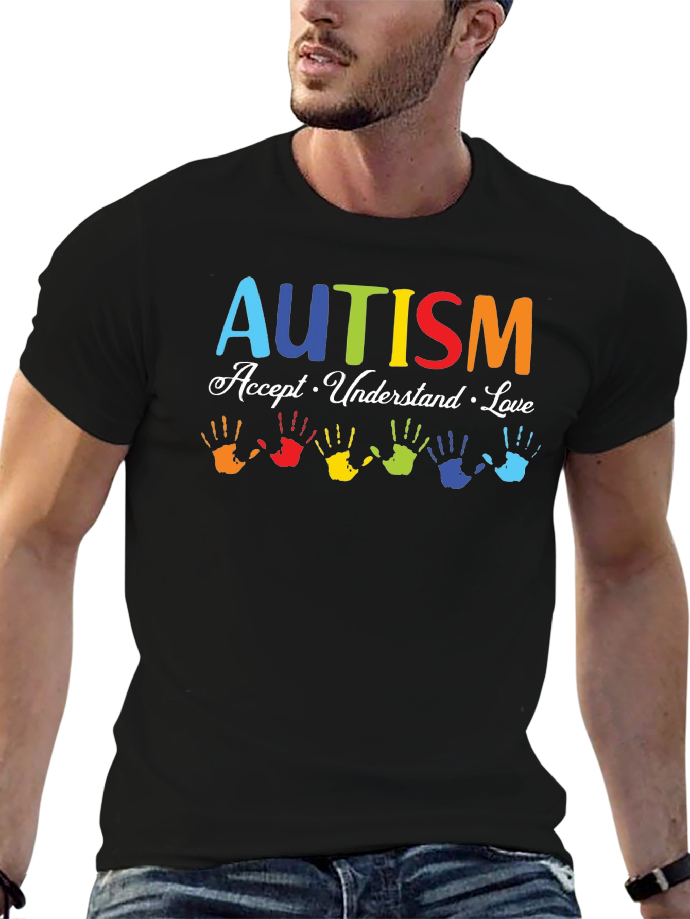 Autism Awareness T-Shirt - Accept Understand Love