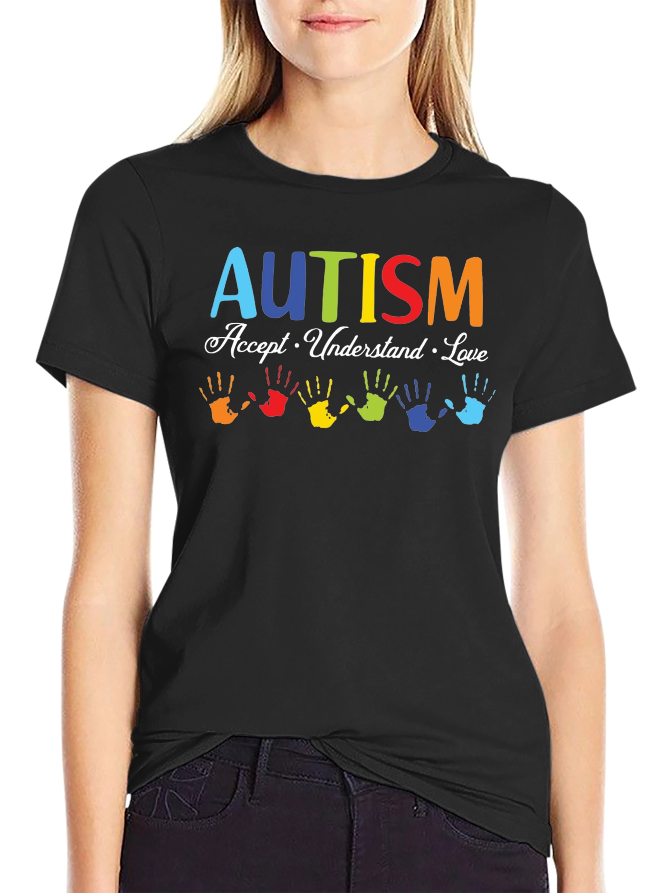 Autism Awareness T-Shirt - Accept Understand Love