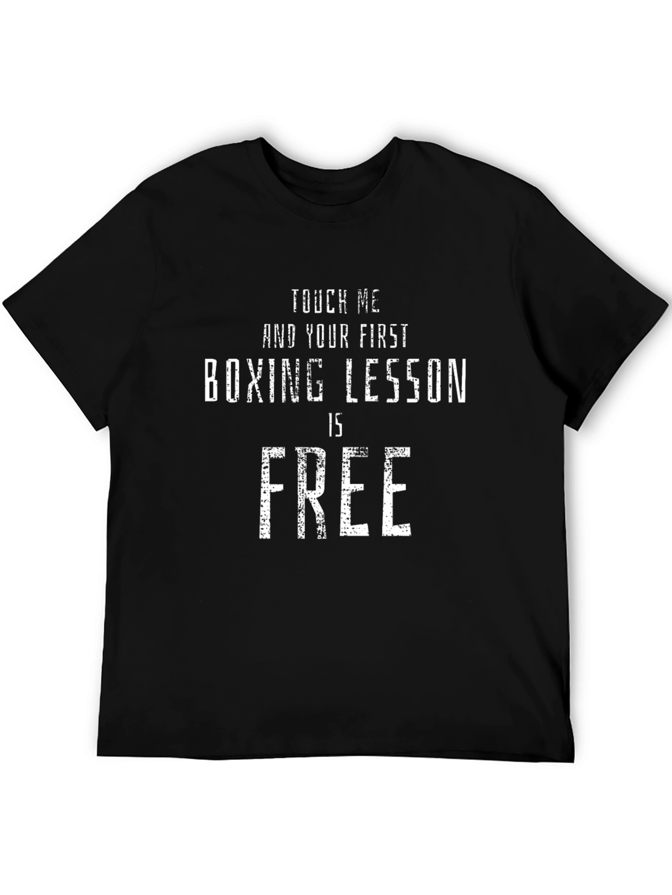 Funny Boxing Lesson Free T-Shirt