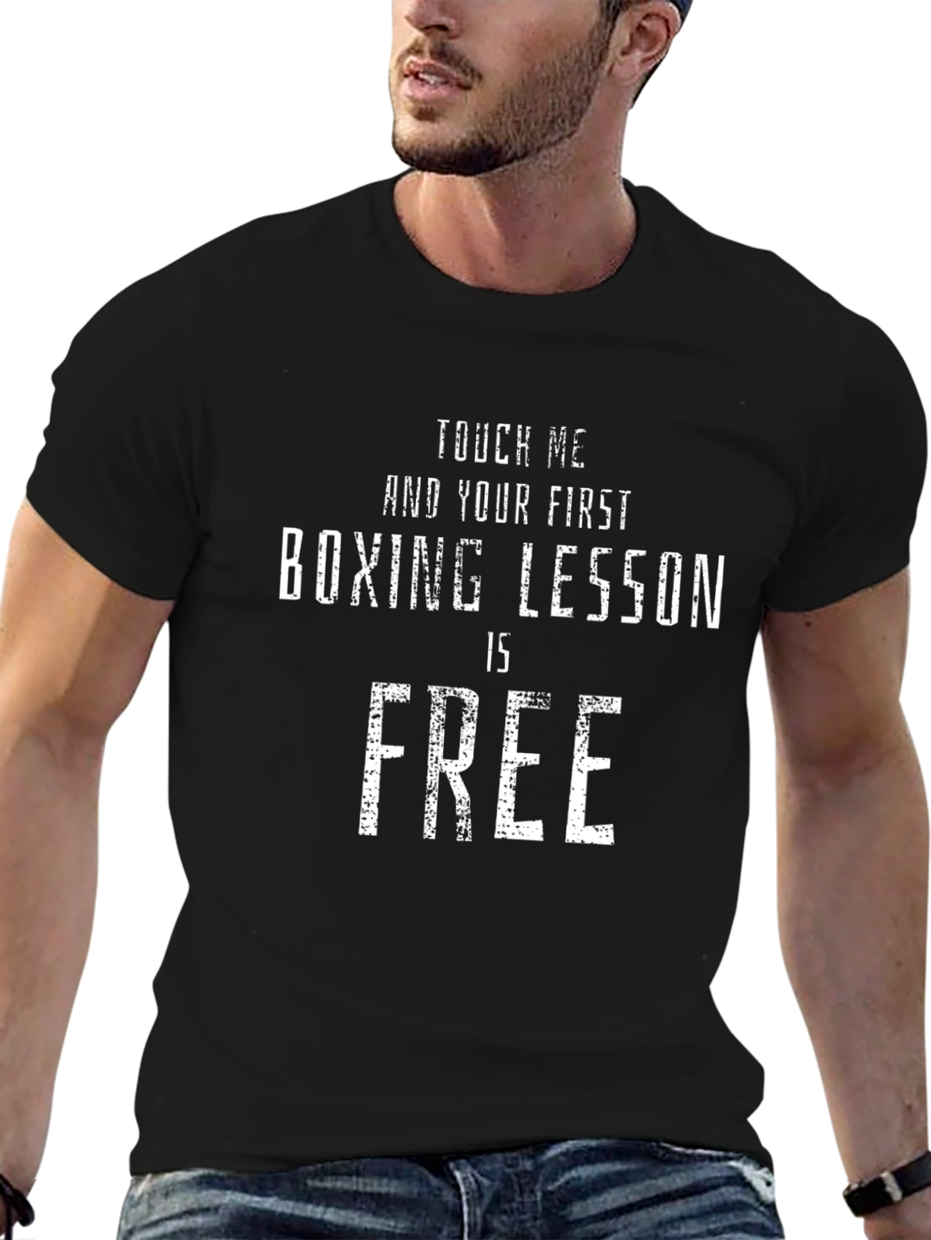 Funny Boxing Lesson Free T-Shirt